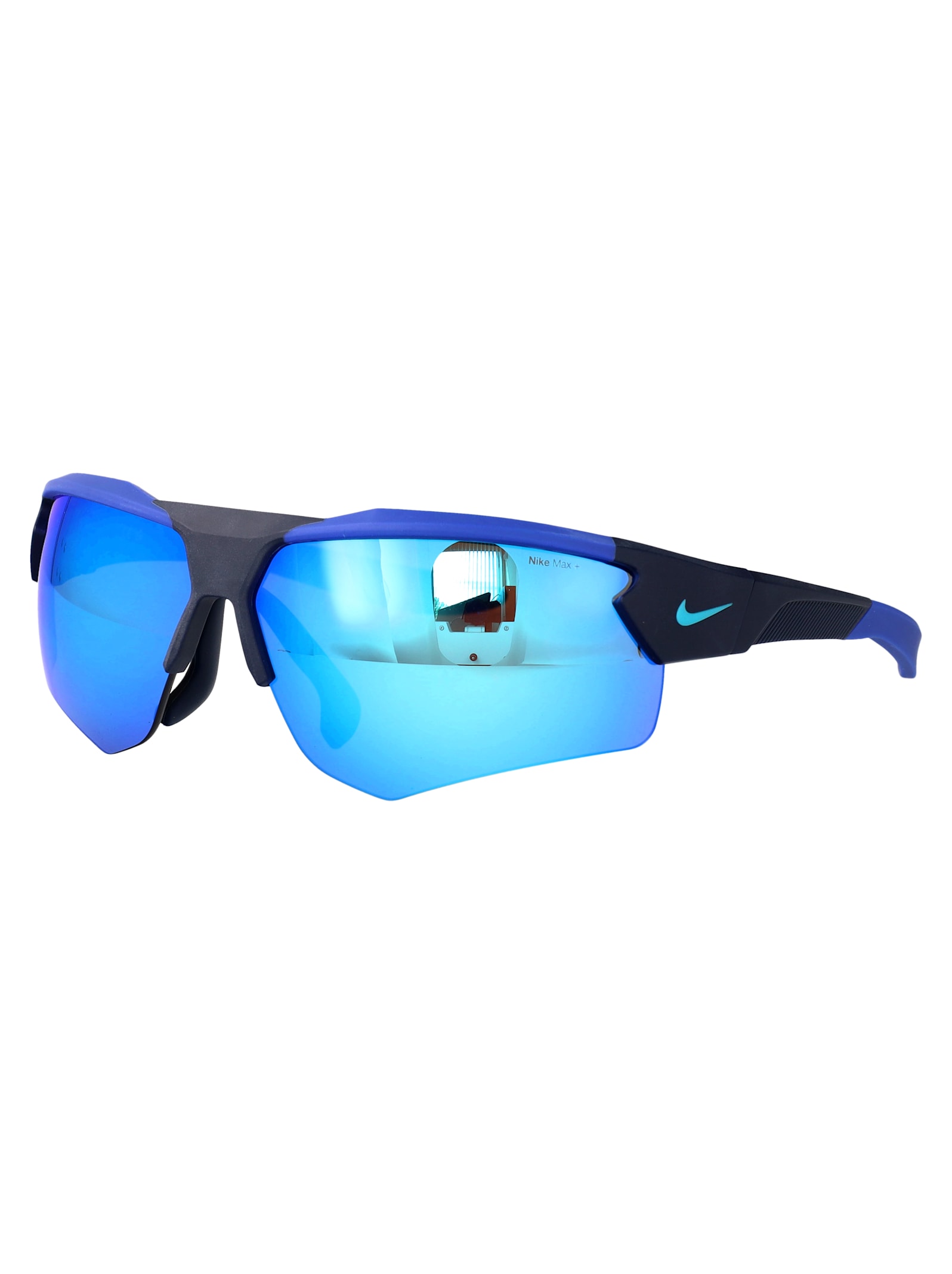 Nike Cloak Duo Shield Sunglasses In Blue