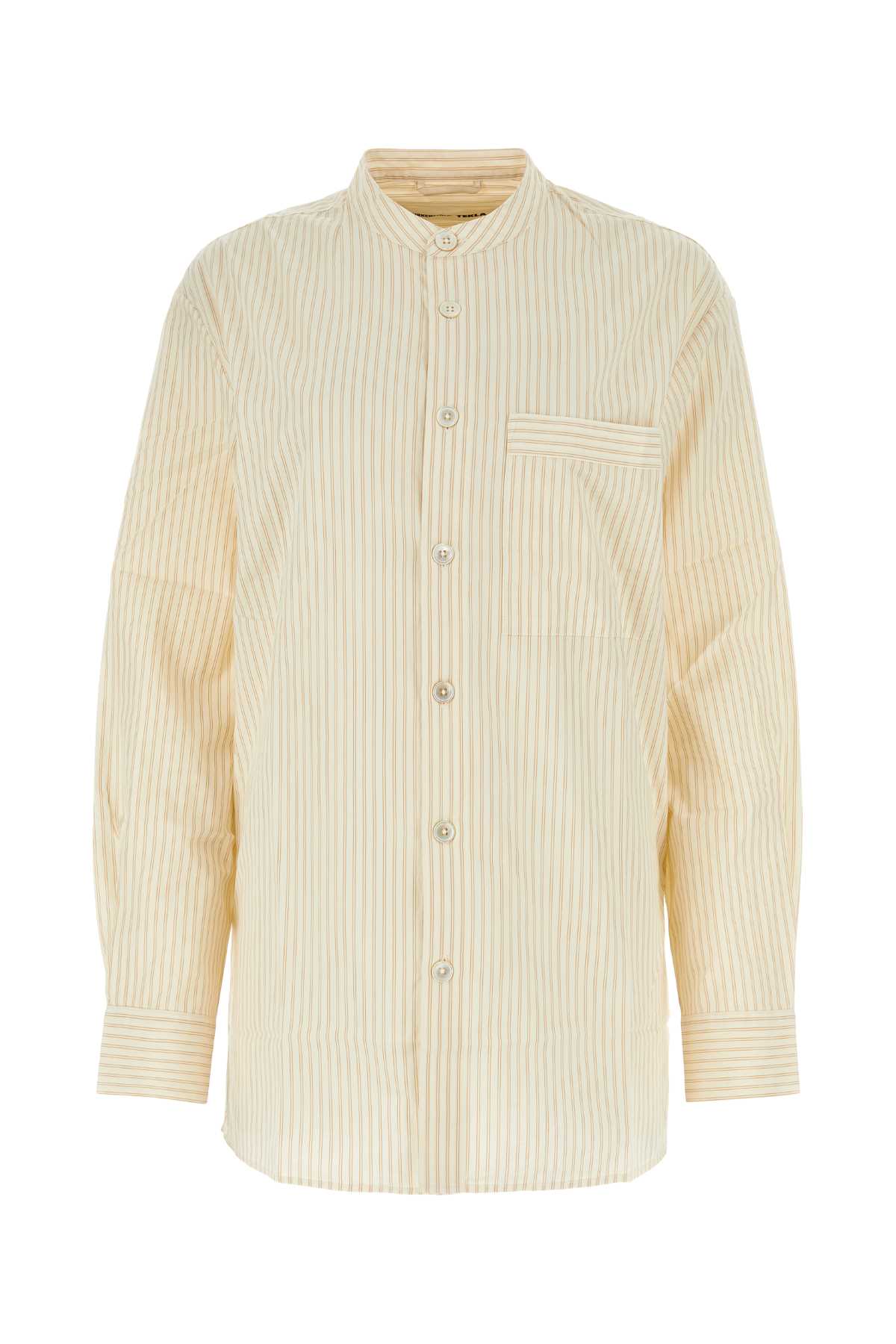 Embroidered Cotton Pyjama Shirt
