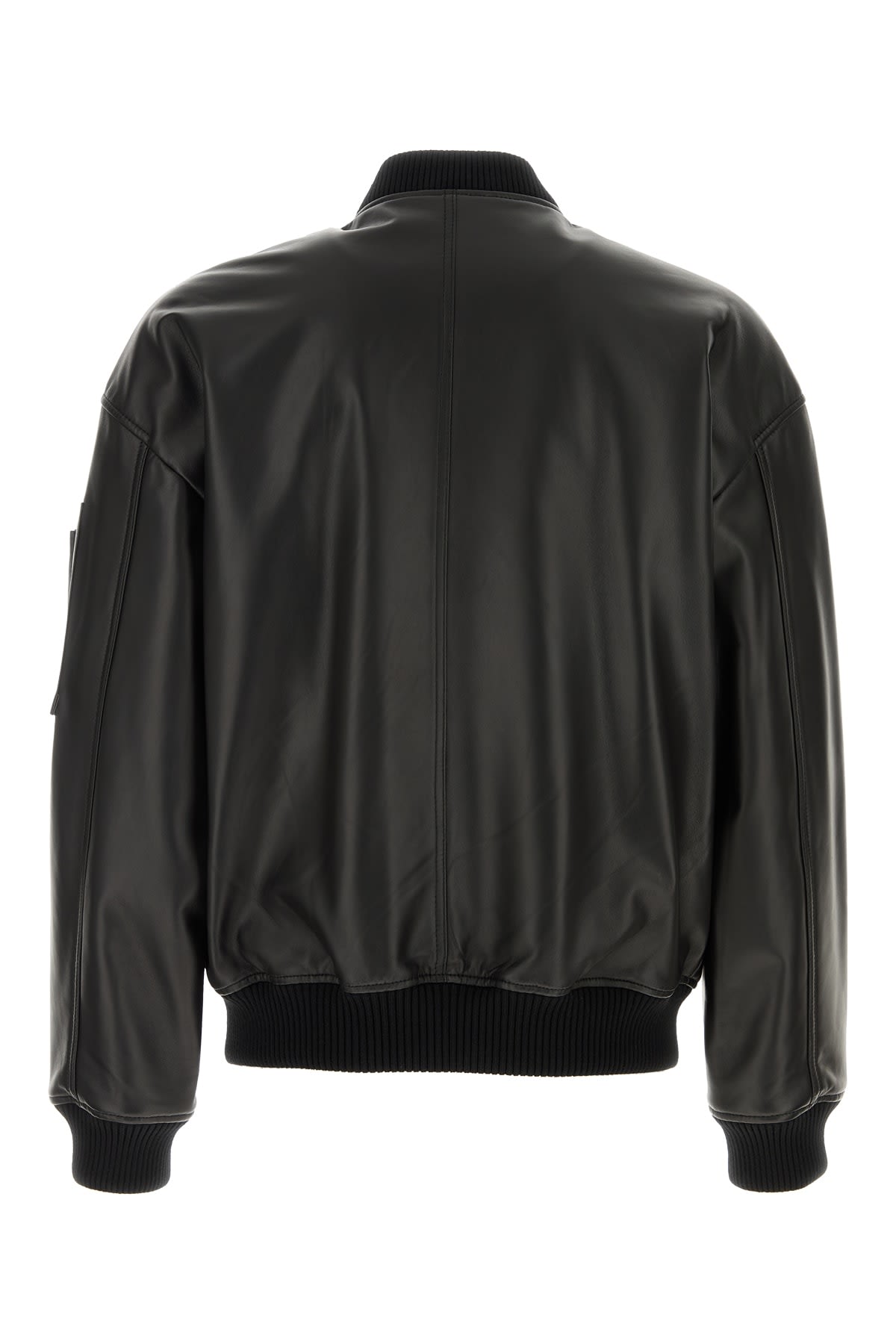 Dsquared2 Ribbed Cuffs And Hem Jacket With Pockets In Black