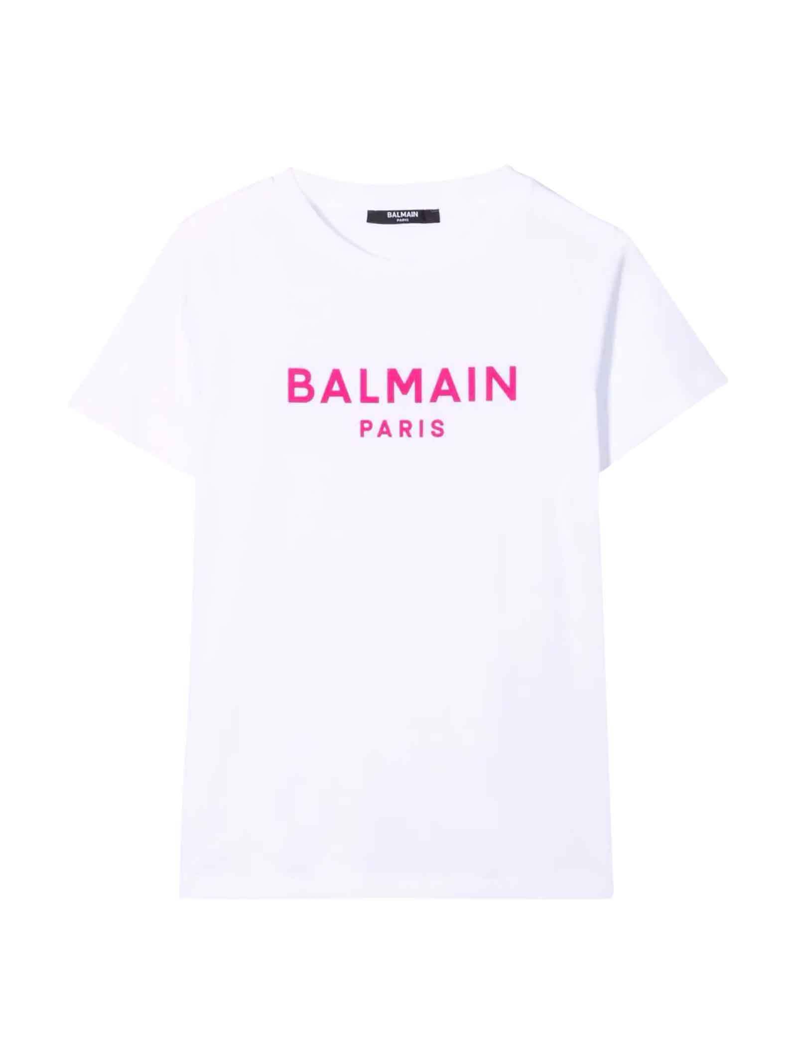 Balmain Teen White T-shirt