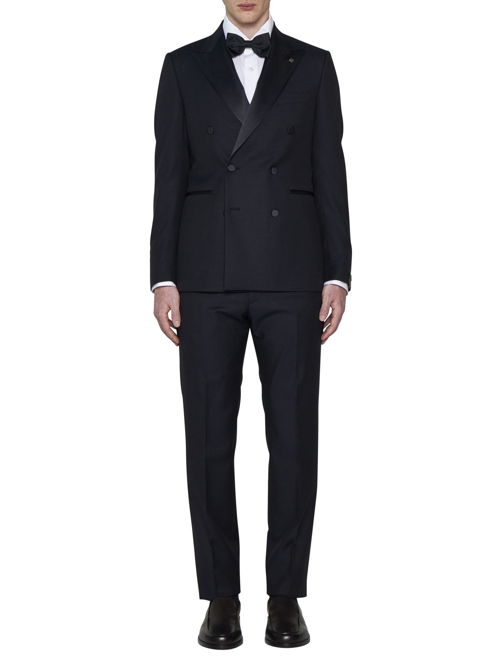 Shop Tagliatore Suit In Blue