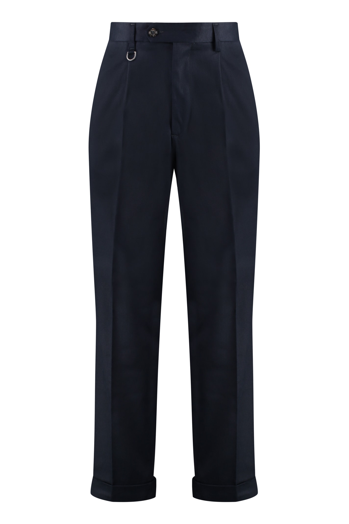 Cotton Blend Trousers