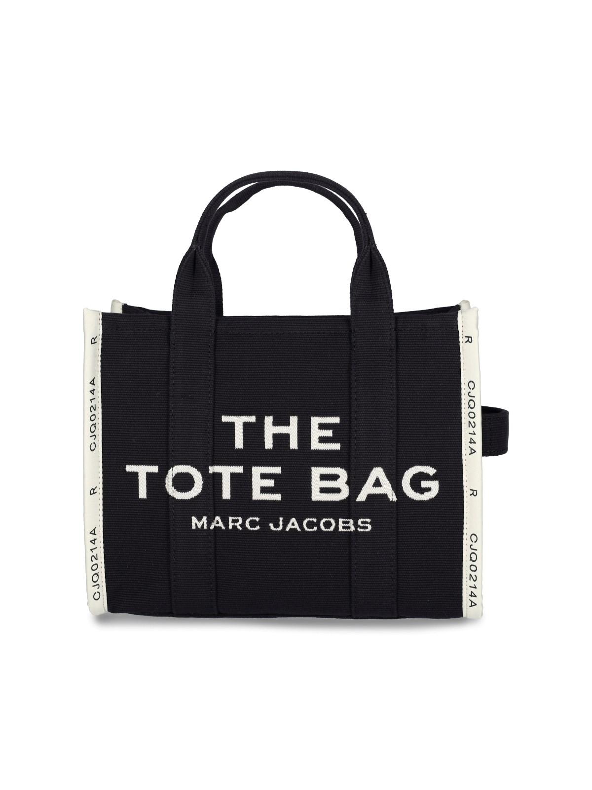 Shop Marc Jacobs The Jacquard Medium Tote Bag In Black