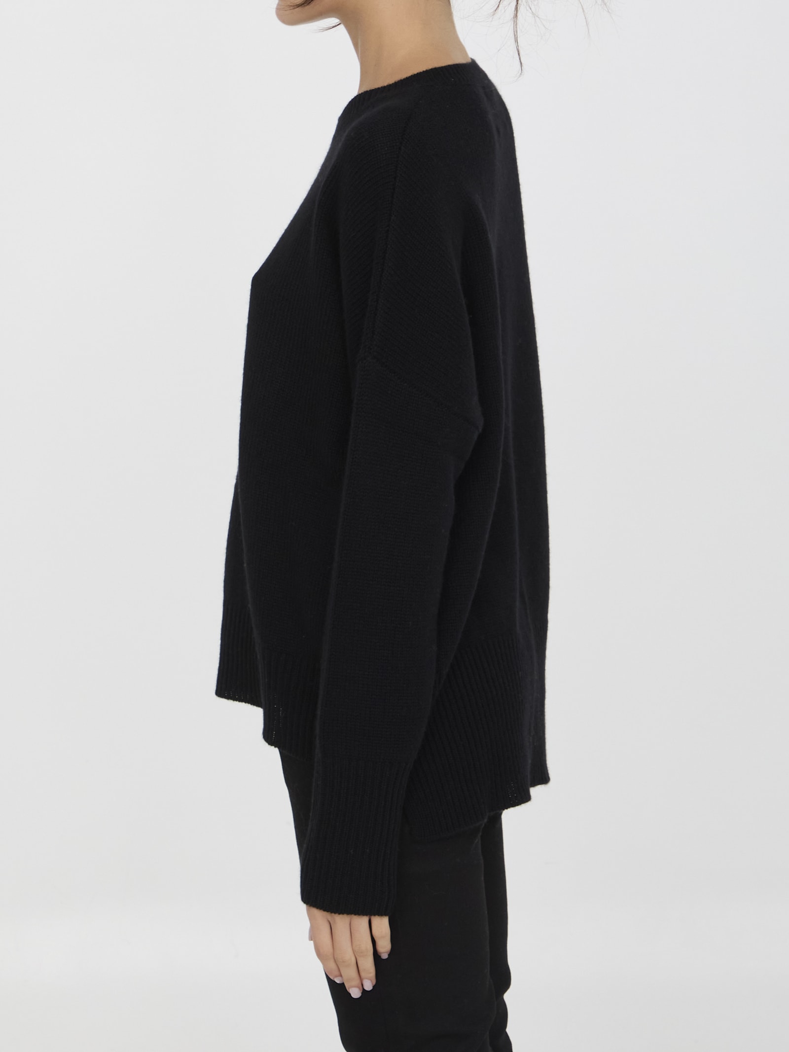 Shop Lisa Yang Mila Sweater In Black