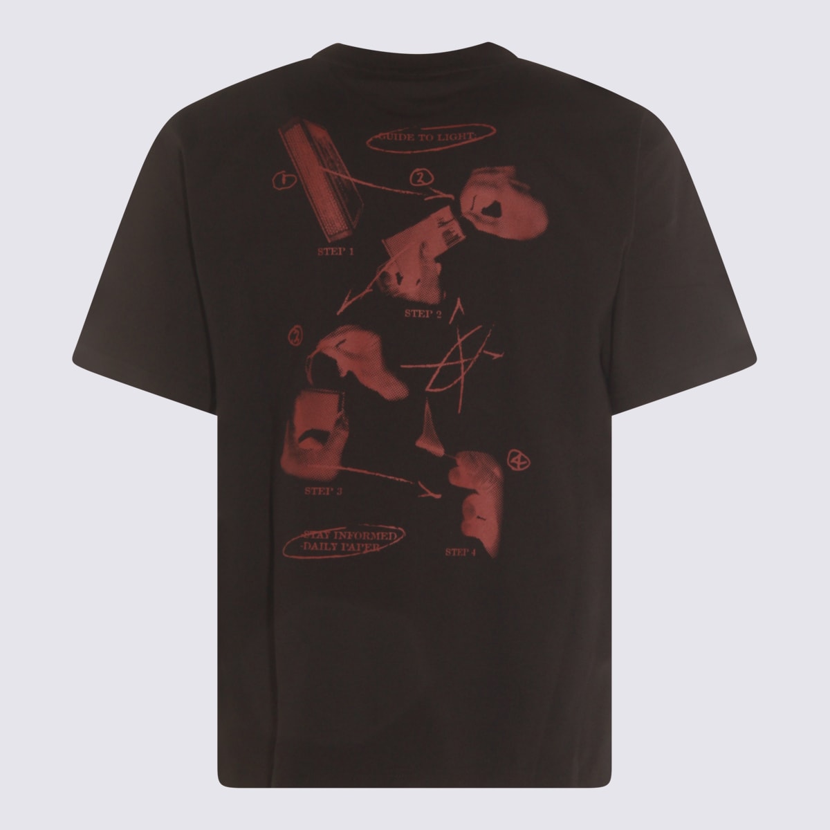 Daily Paper Black Cotton T-shirt In Black