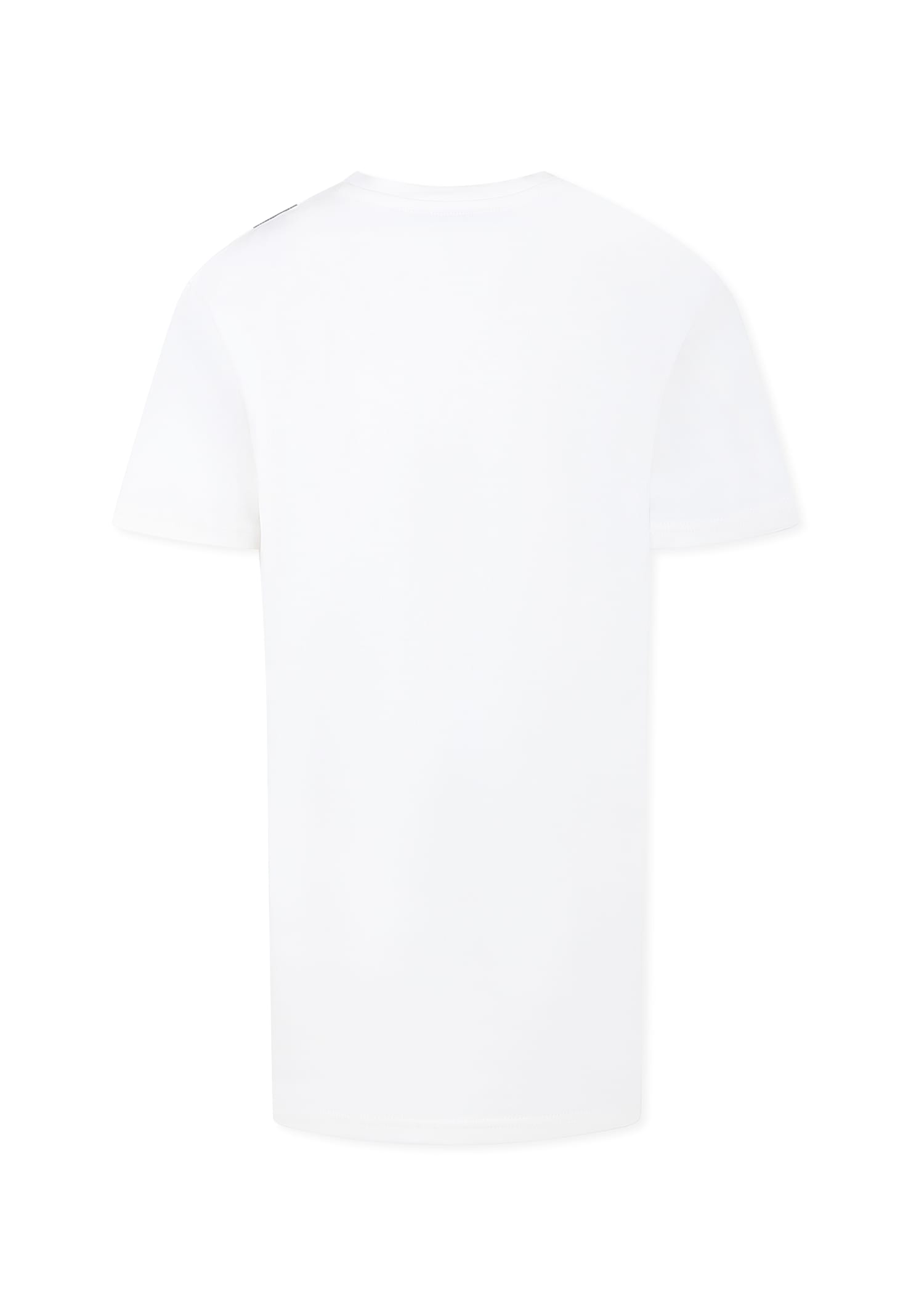 Marc Jacobs White Dress For Girl With Bag Print In White