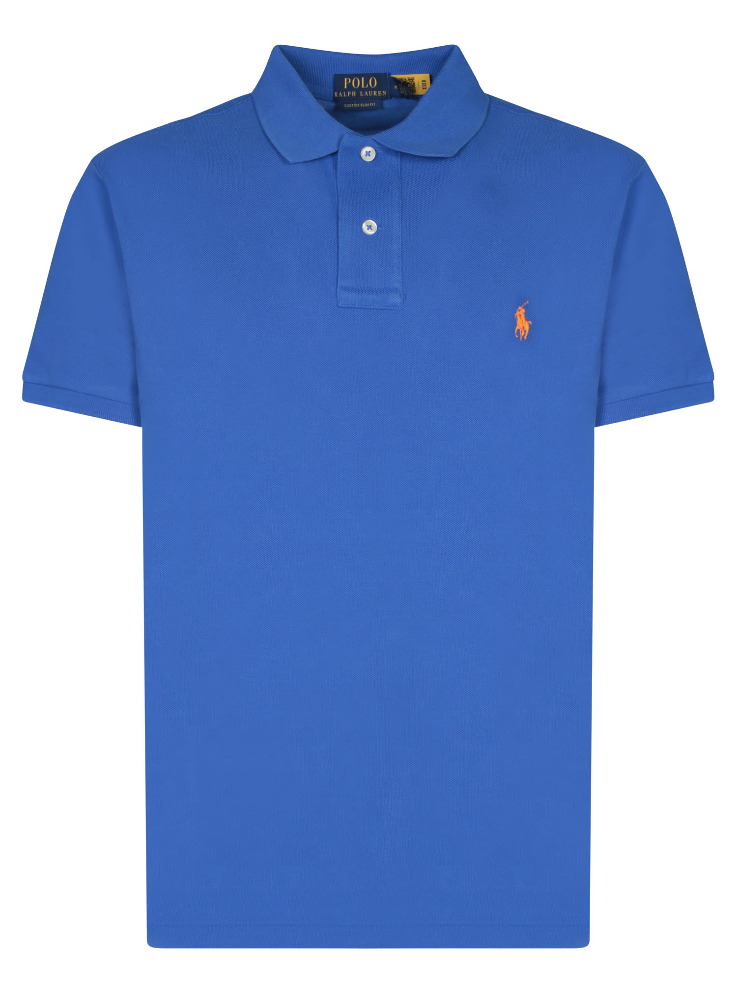 Shop Polo Ralph Lauren Blue Piquet Polo Shirt