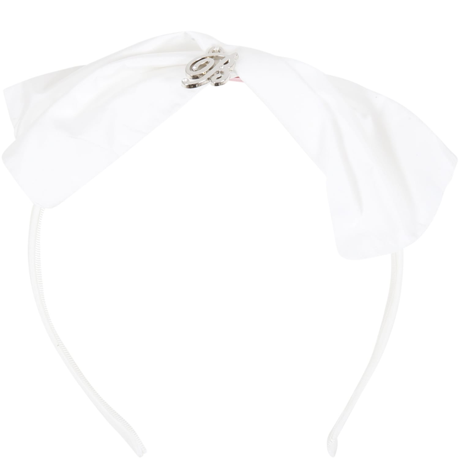 Blumarine White Hairband For Girl