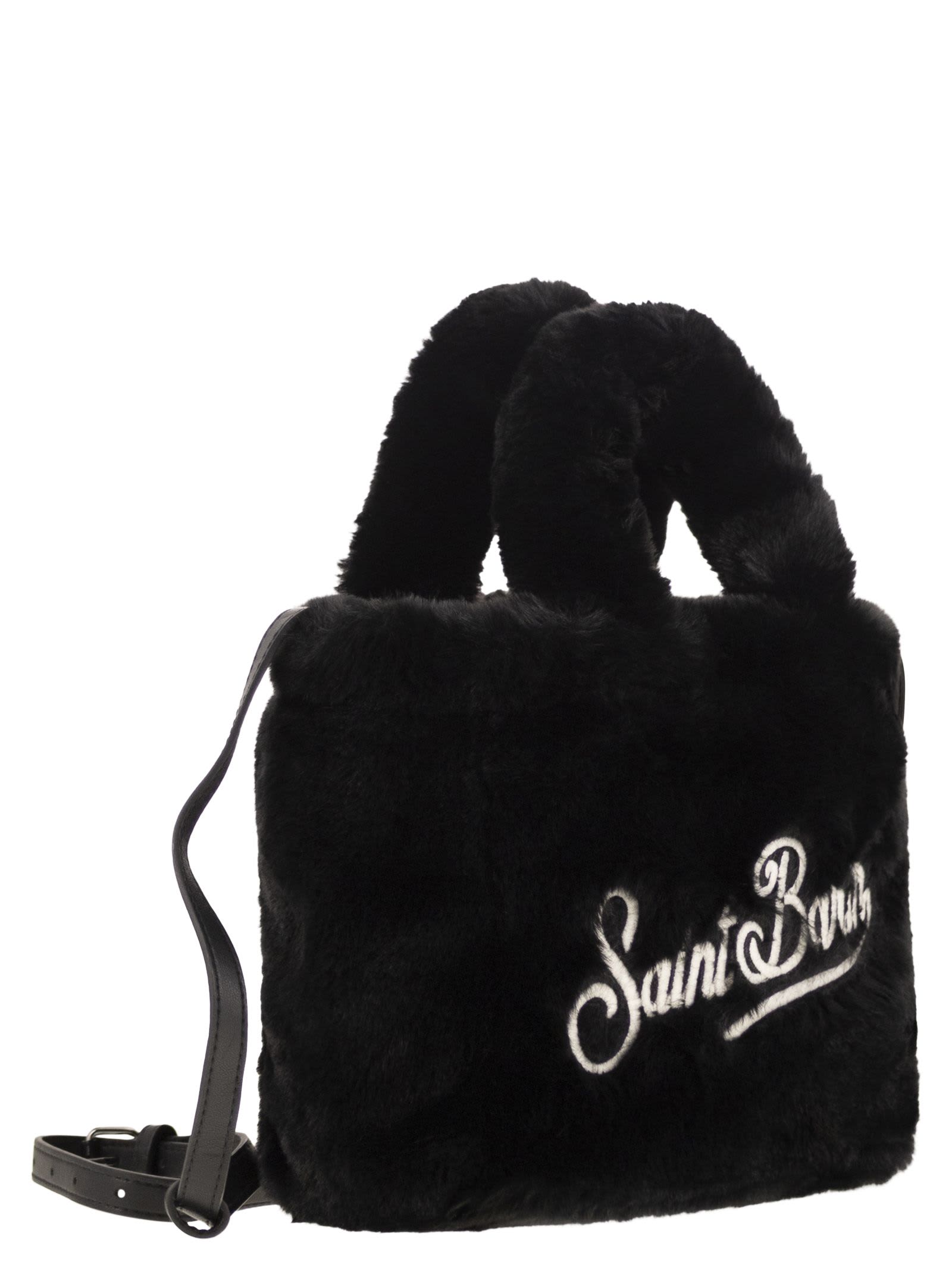 MC2 SAINT BARTH SOFT FUR MINI VANITY BAG