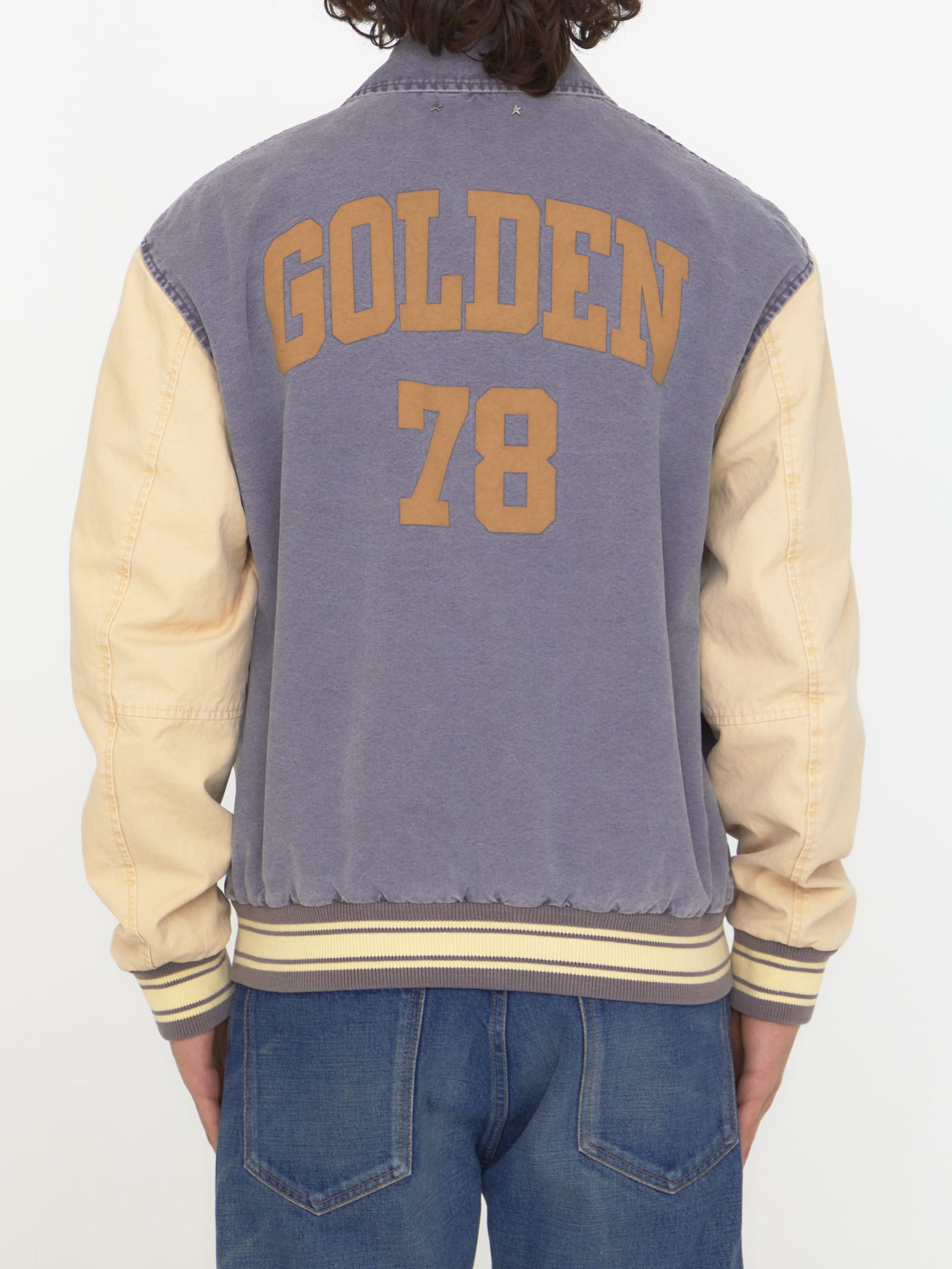 Shop Golden Goose Cotton Bomber Jacket
