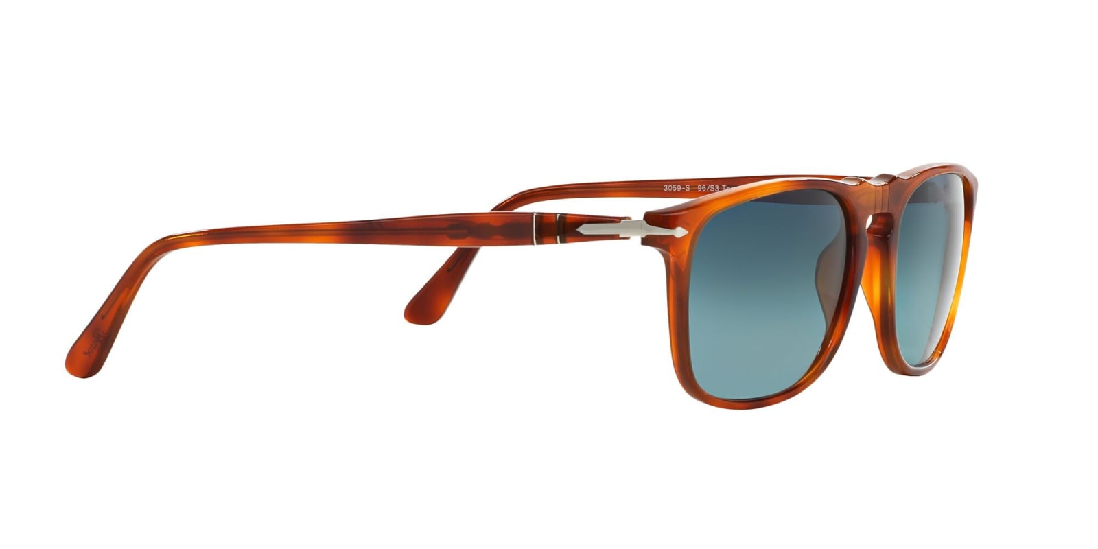 Shop Persol Sunglasses In Terra Di Siena/blu Sfumato Polarizzato