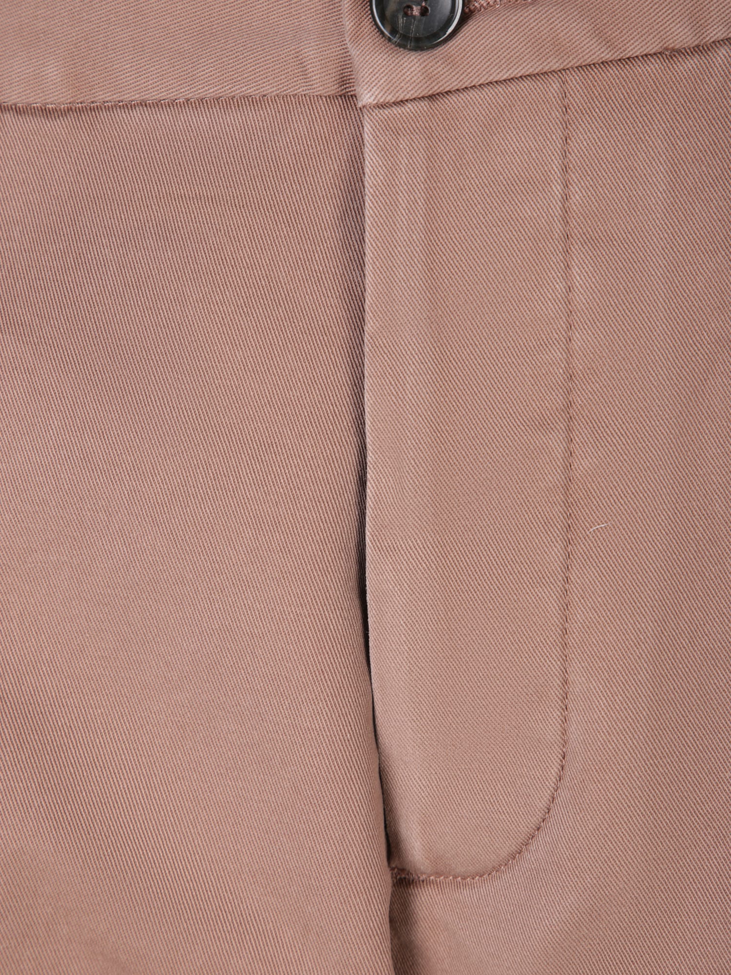 Nine In The Morning Tailored Beige Trousers With Button Closure In Brown