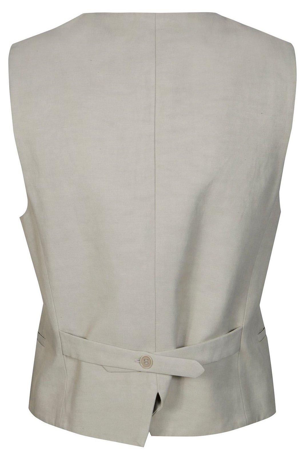 P.a.r.o.s.h Button-up Vest In Grigio