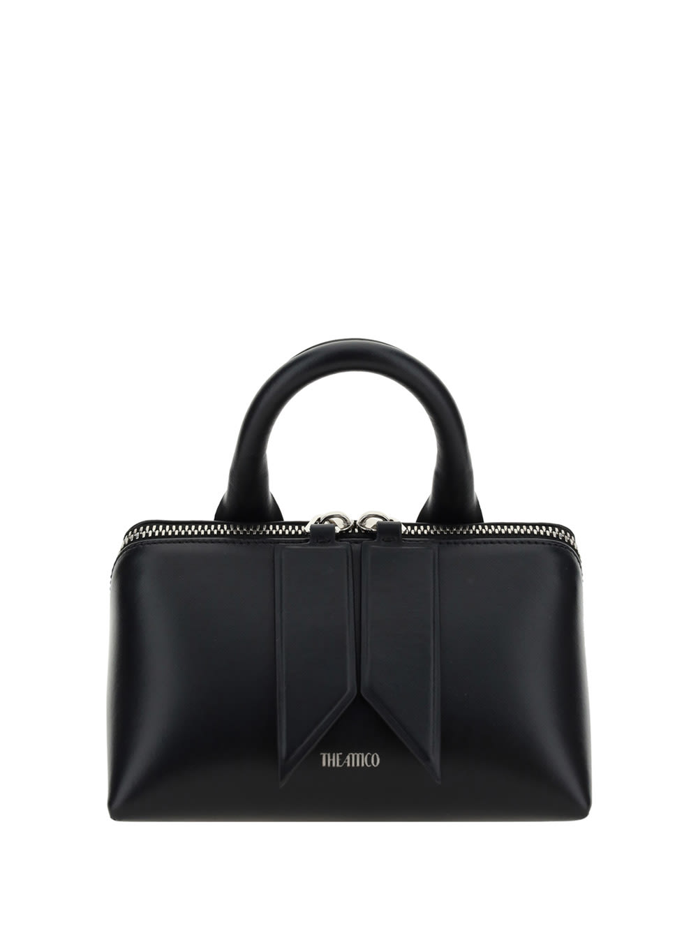 Attico Friday Mini Handbag In Black
