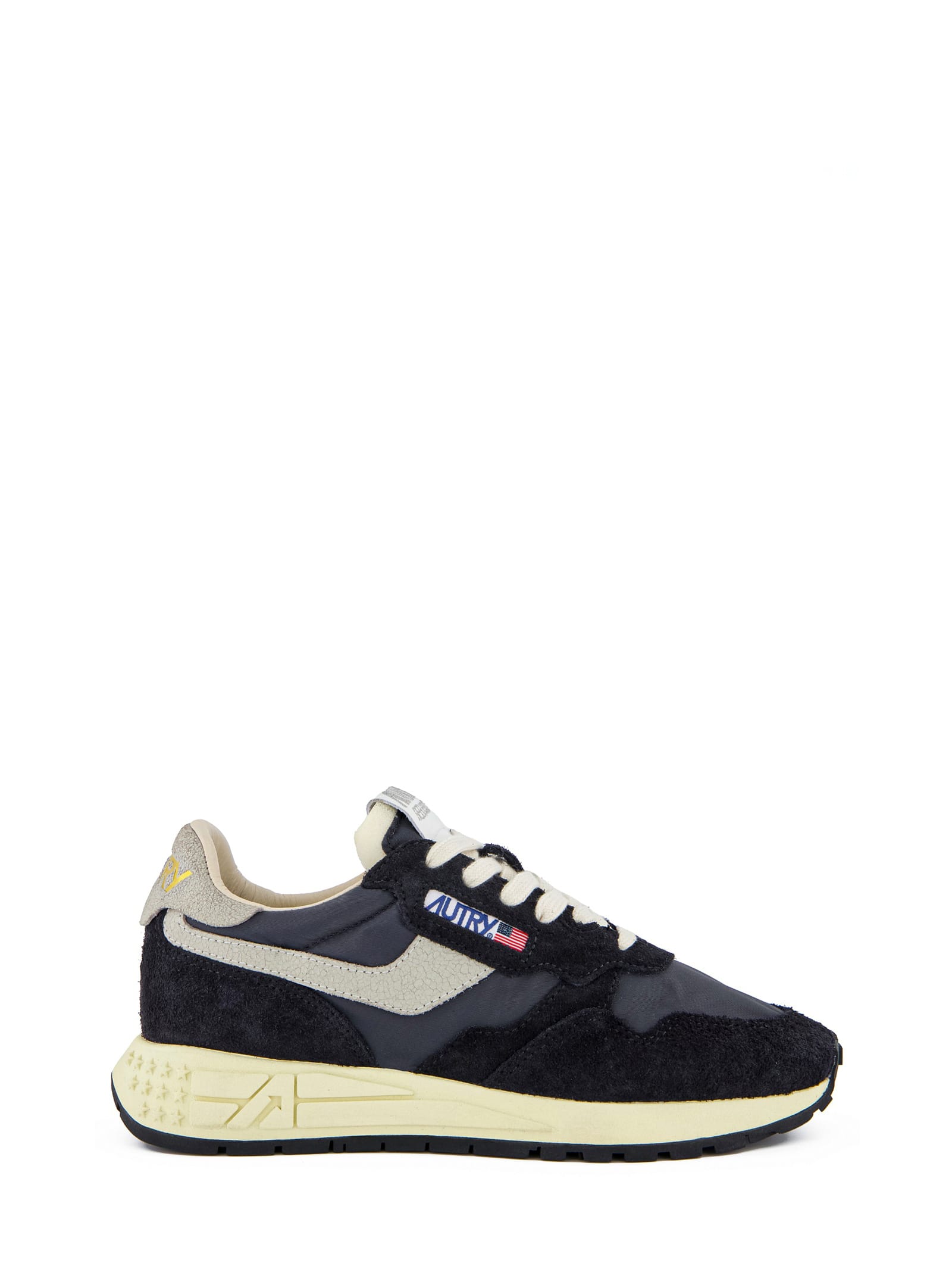 Shop Autry Reelwind Low Sneakers In Black