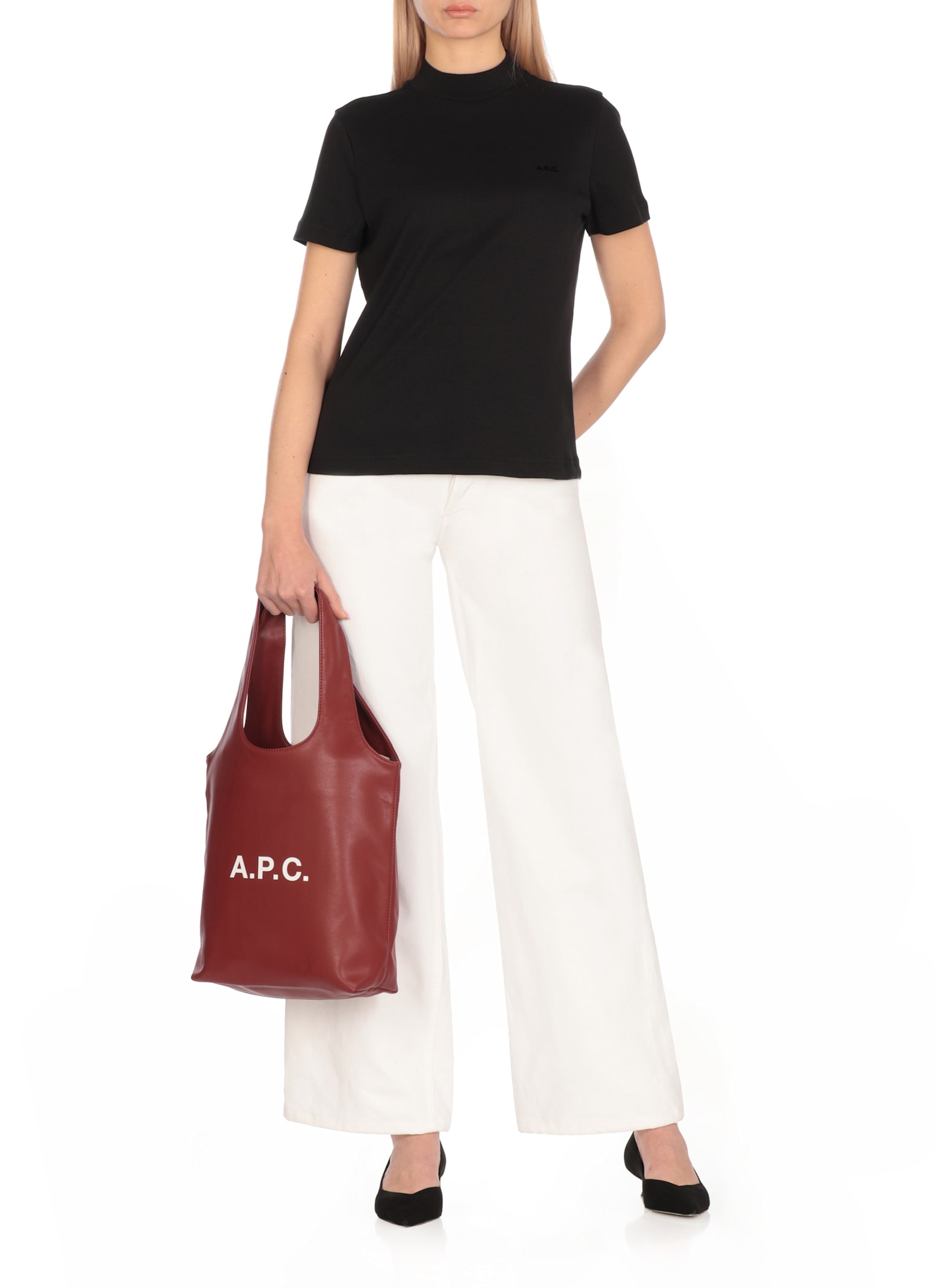 Apc A.p.c. T-shirts And Polos In Black