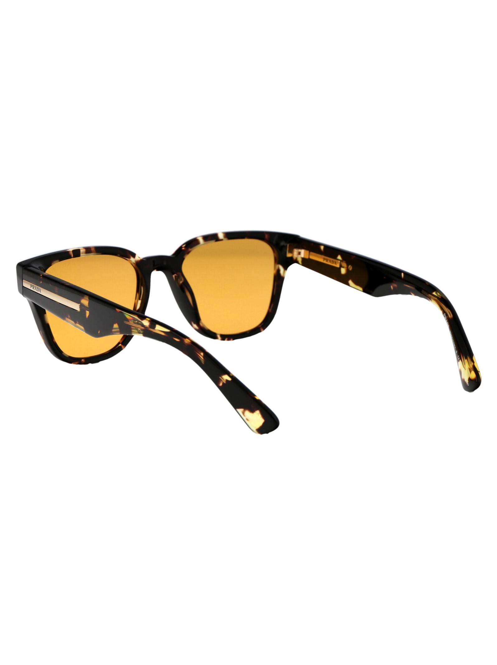 Shop Prada 0pr A04s Sunglasses In 16o20c Havana Black/yellow