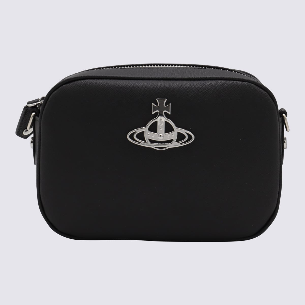 Black Anna Camera Crossbody Bag