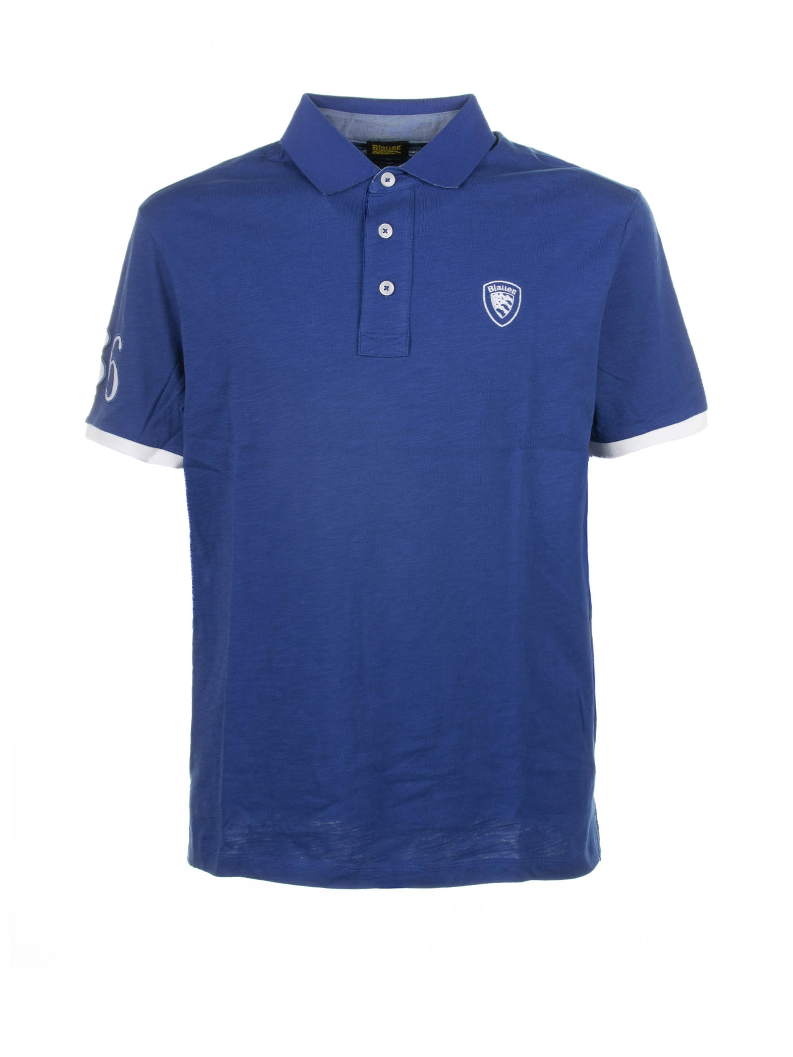 Polo 36 With Short Sleeves In Blue