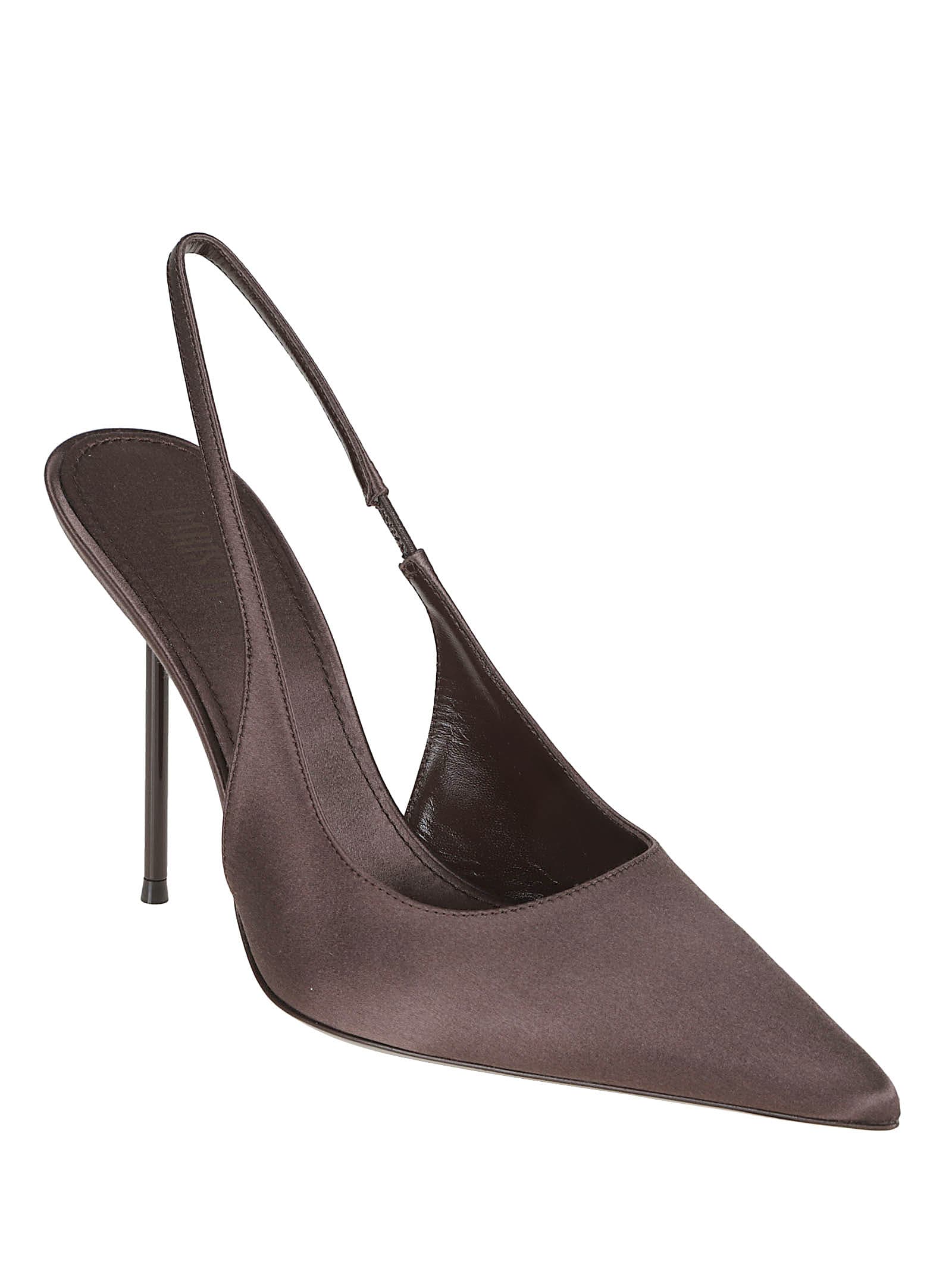 Paris Texas 105mm Pointed-toe Helled Pumps In Brown