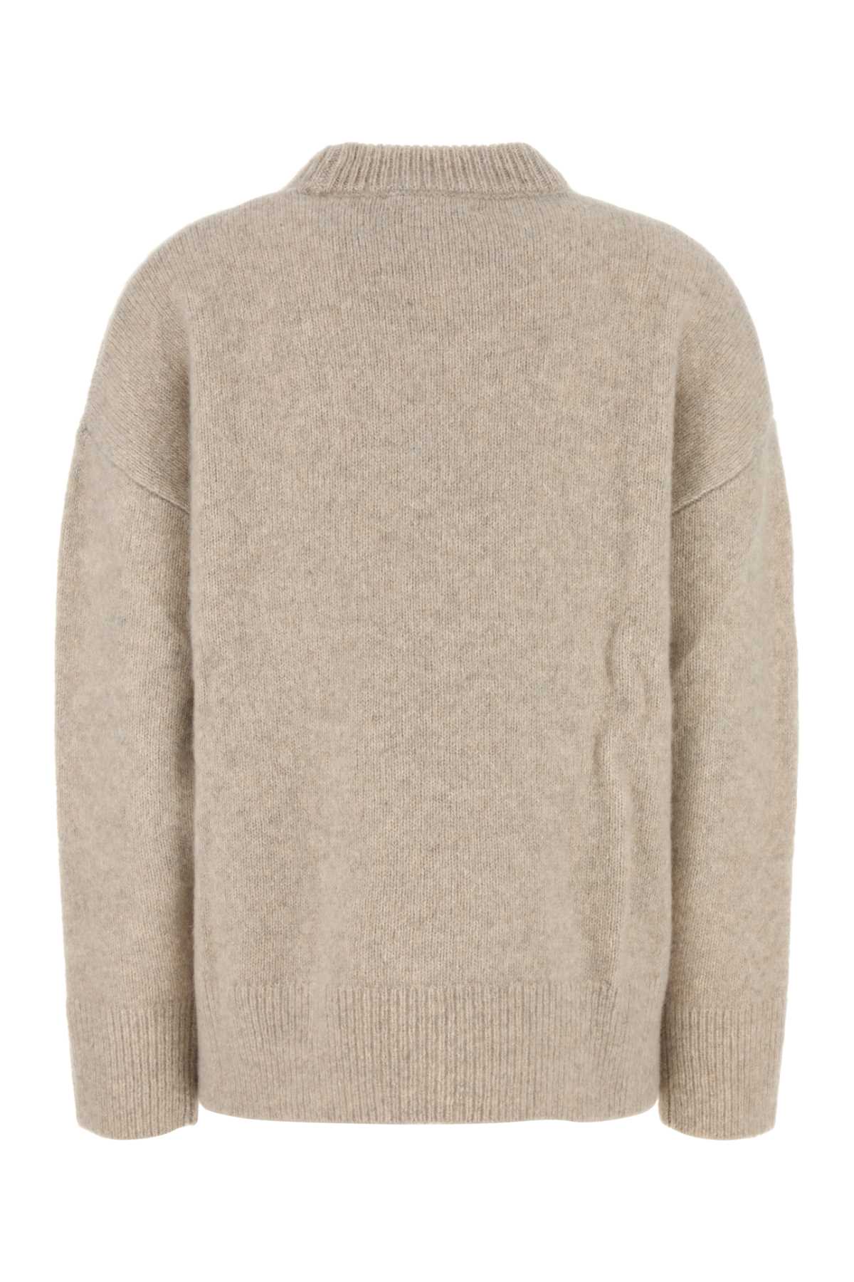 Co Sand Cashmere Blend Oversize Sweater In Neutral