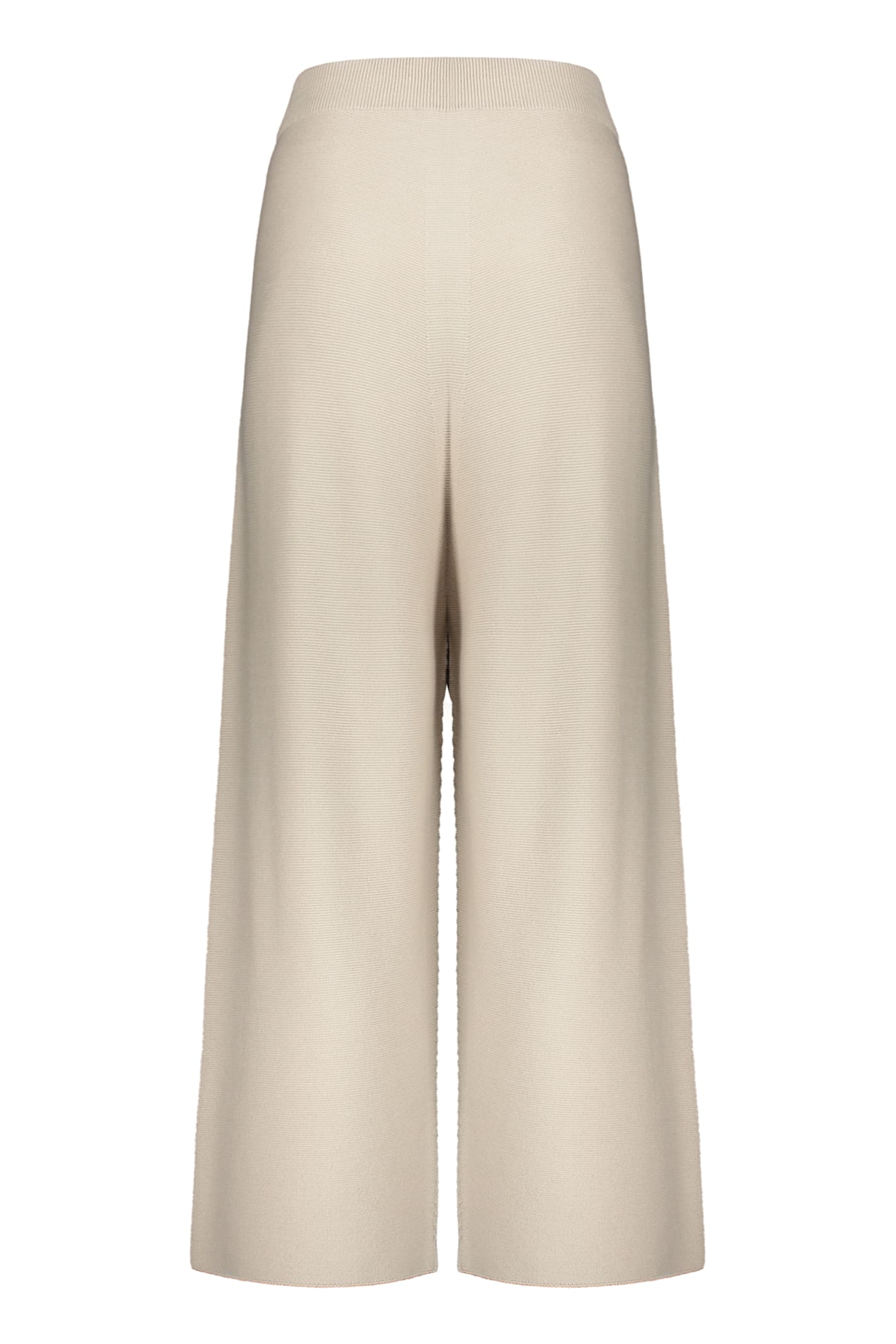 Fabiana Filippi Wide-leg Track Pants In Ivory