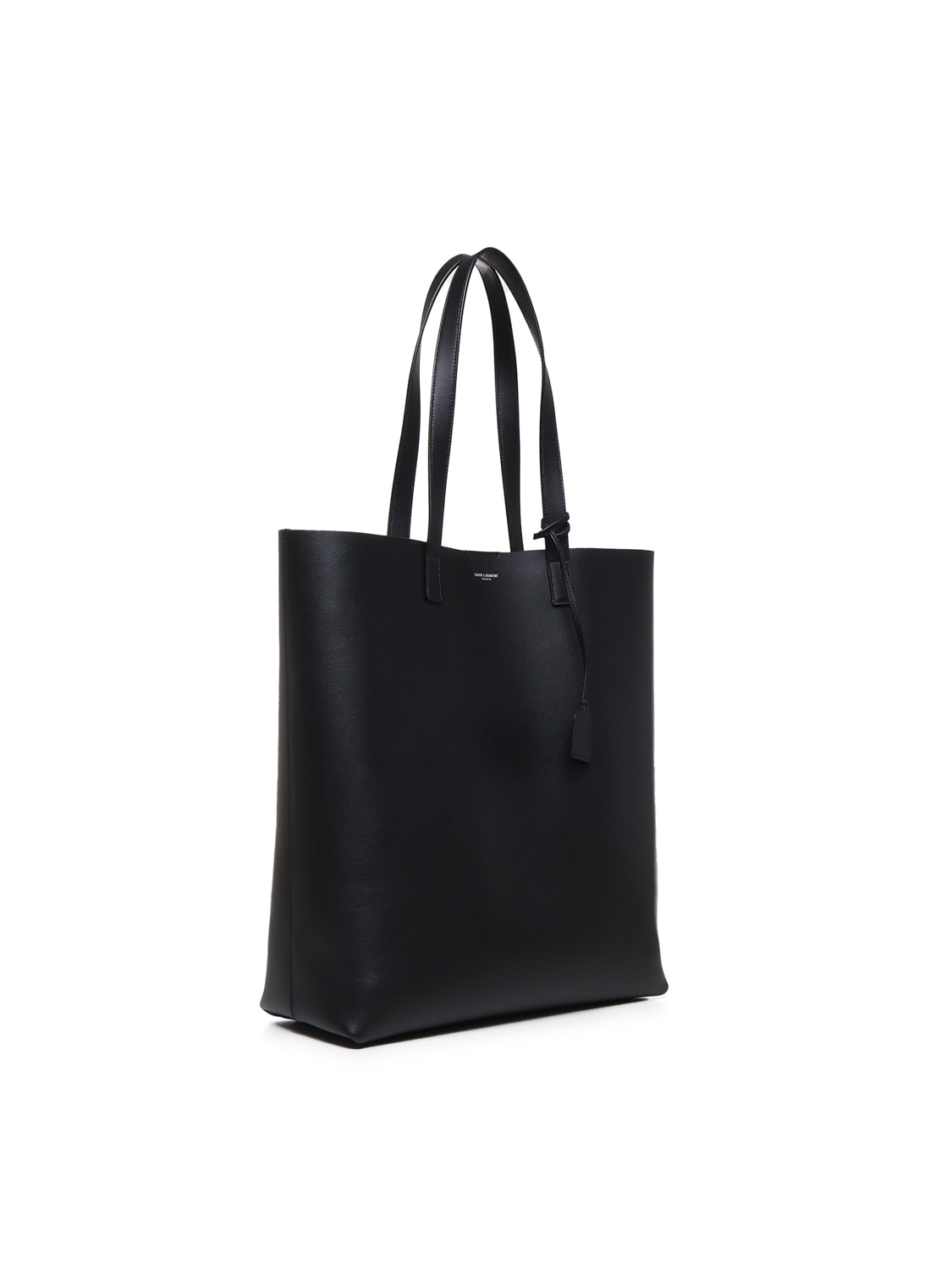 Shop Saint Laurent Bold Shopping Bag In Soft Leather In Black