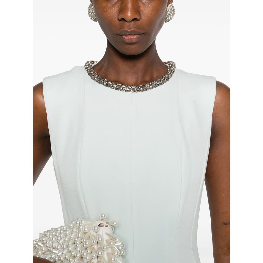Roland Mouret Dresses Green In White