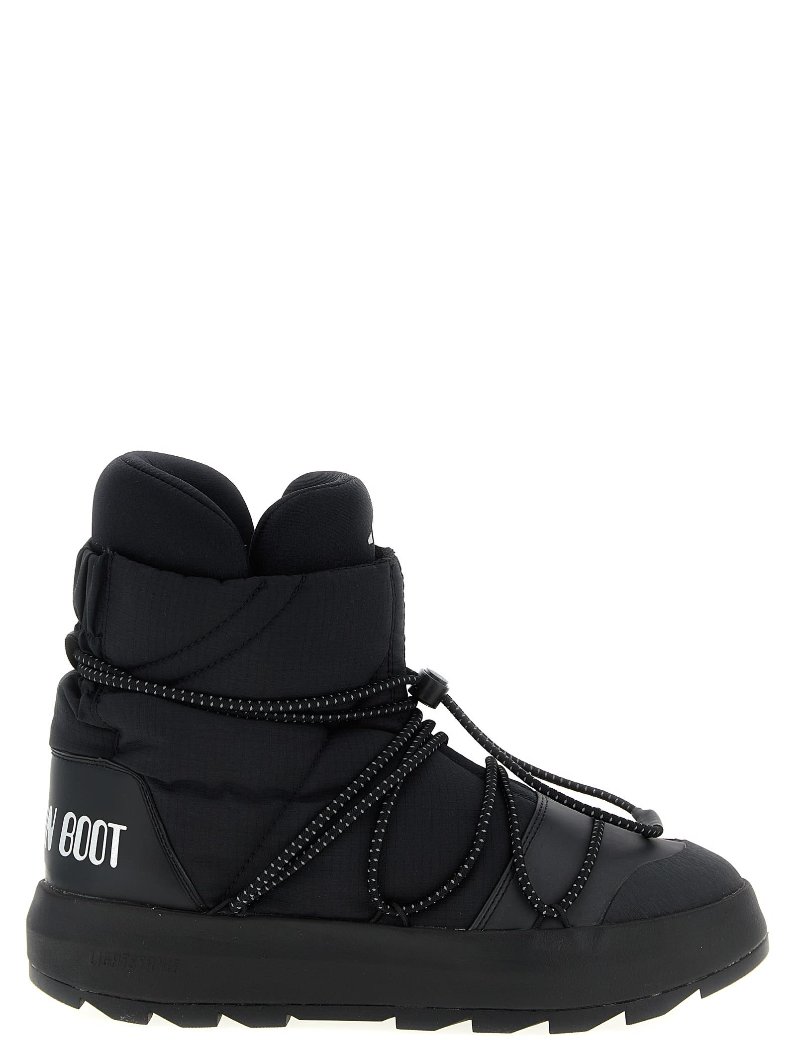 Adidas Originals Ace Adidas X Moonboot Ankle Boots In Black