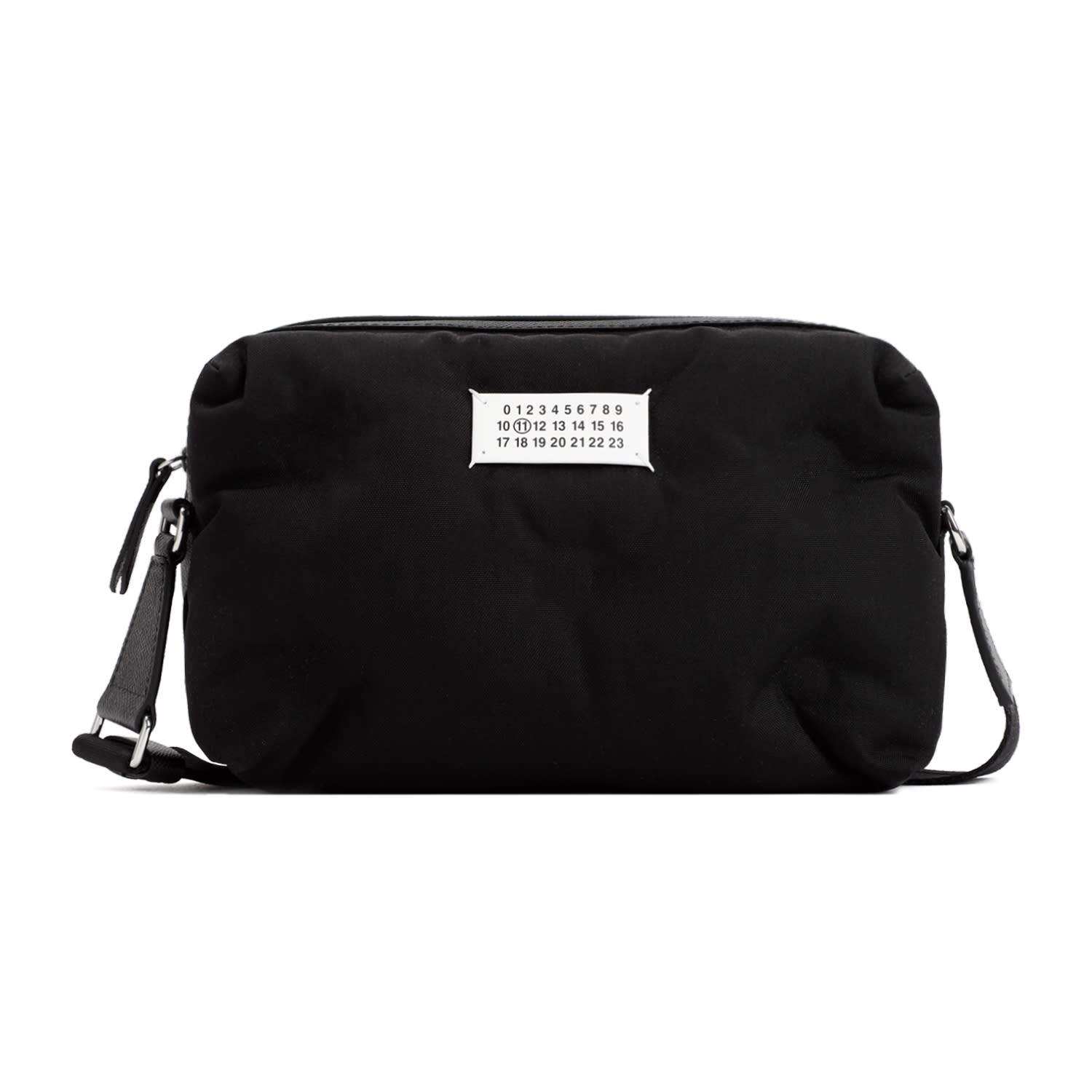 Shop Maison Margiela Camera Canvas Bag In Black