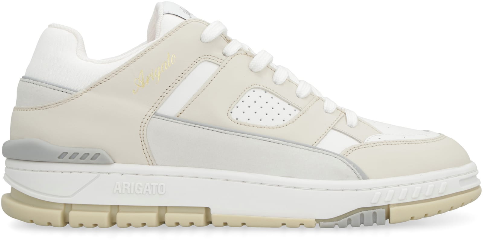 Axel Arigato Low-top Sneakers With Textured Panels And Cushioned Sole In Multi