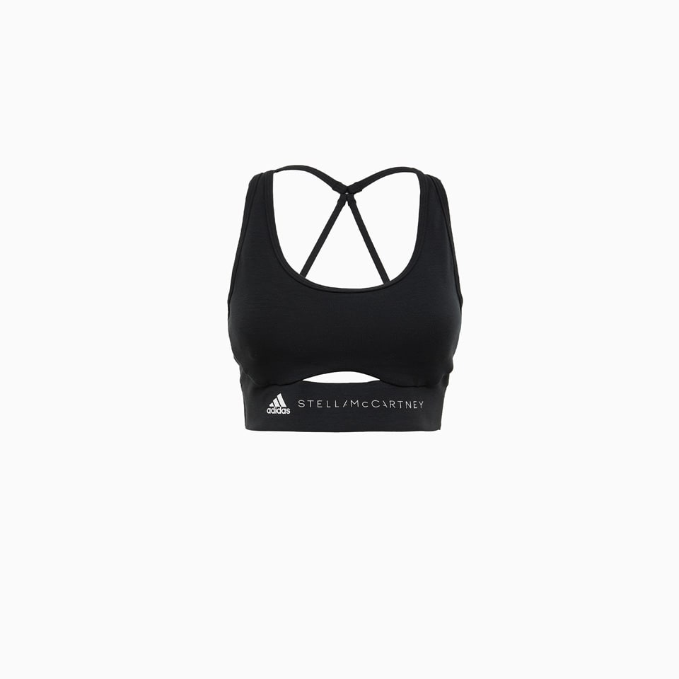 Shop Adidas By Stella Mccartney Top Hr2192 In Black White