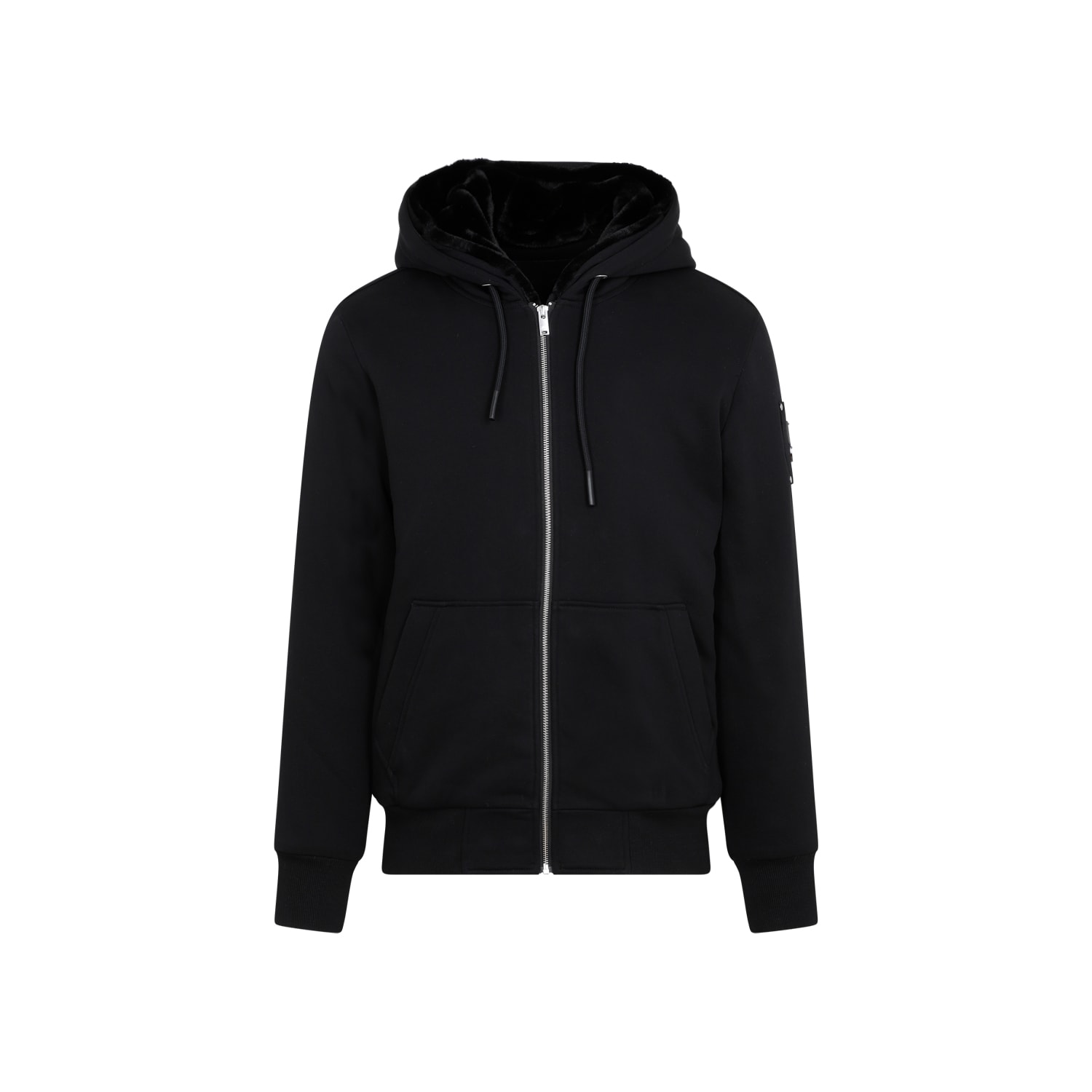 Moose Knuckles Classic Bunny 3 Jacket In Black Cotton Blend In Black