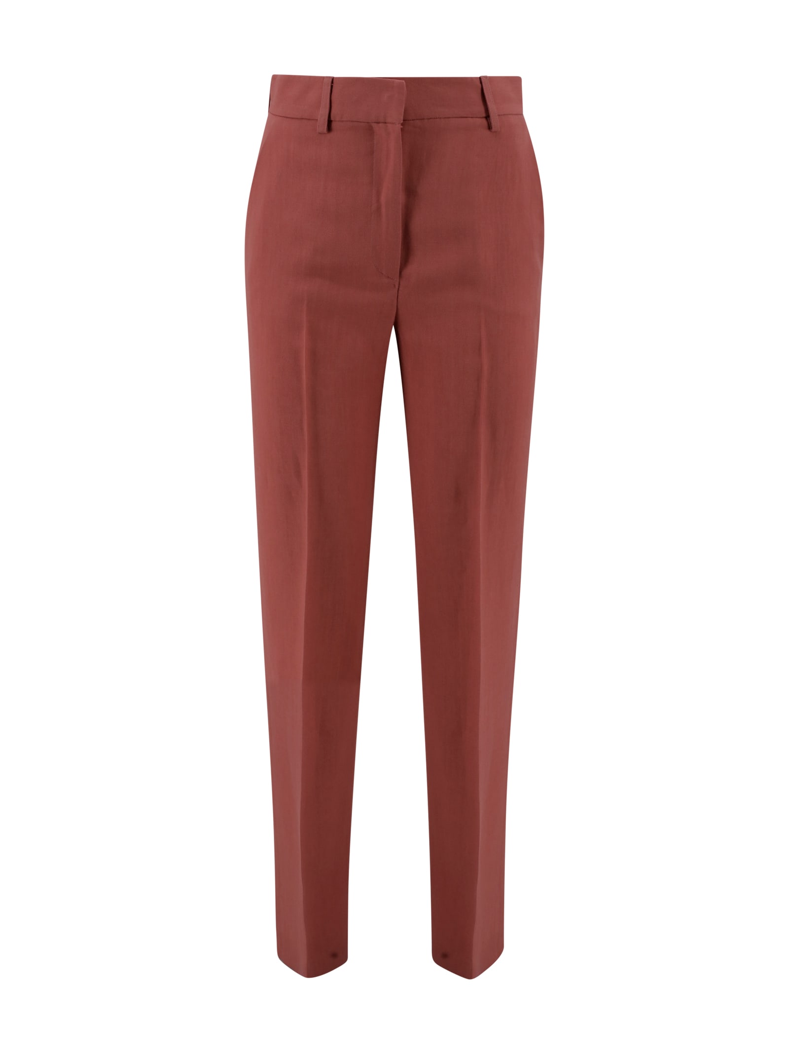 Shop Antonelli Linen-blend Trousers