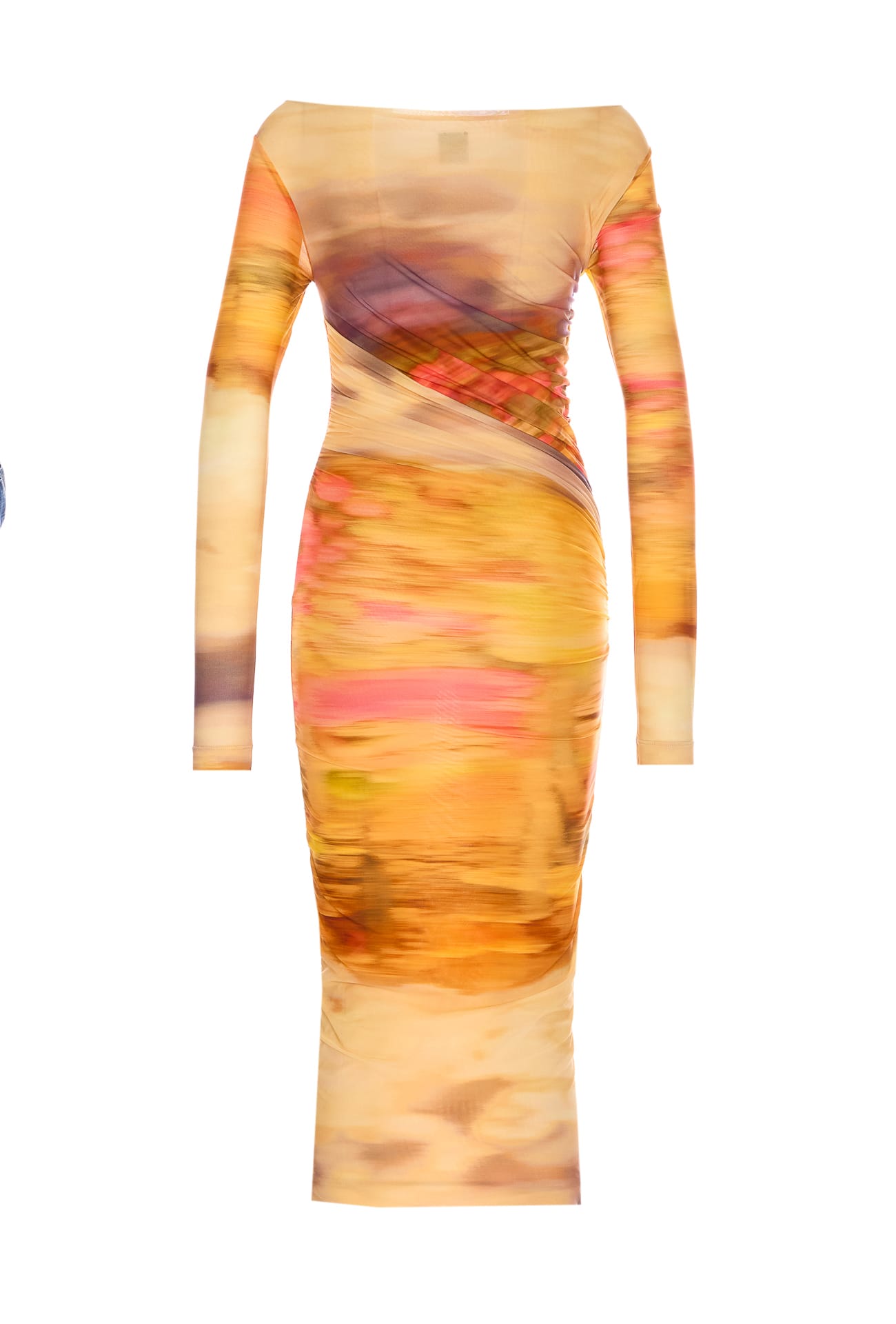 Pinko Beggin Dress In Orange