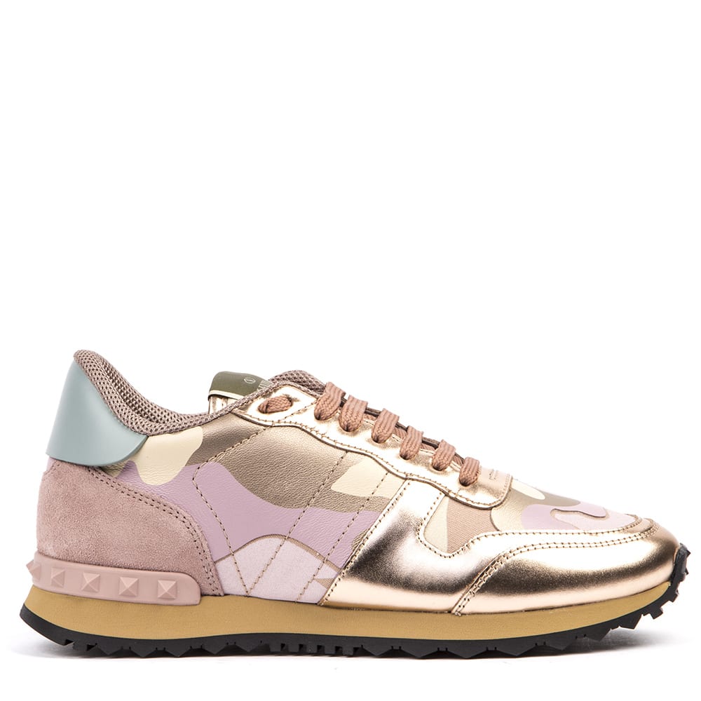 valentino rose gold sneakers