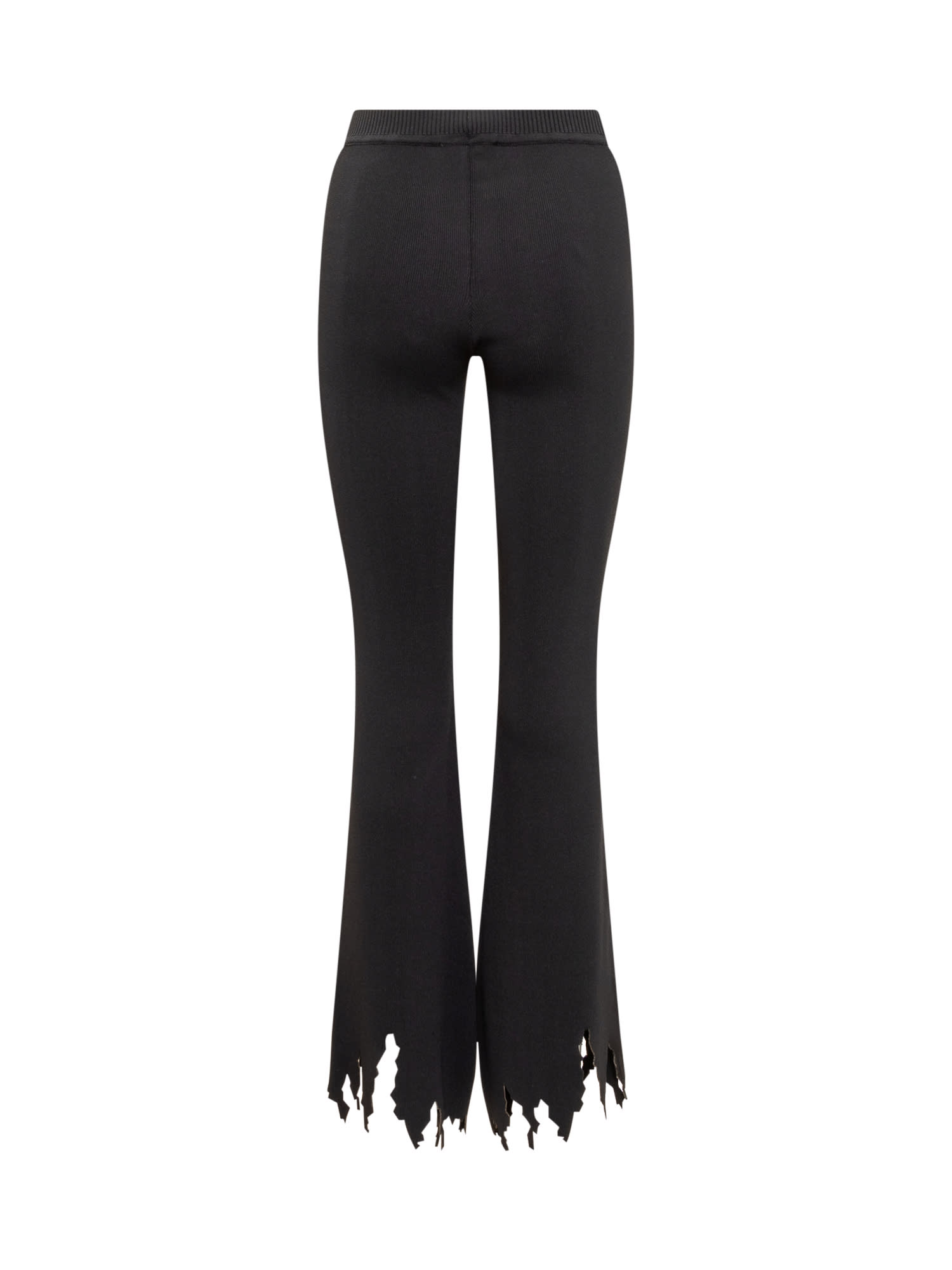Shop Jw Anderson Lasercut Trousers In Black