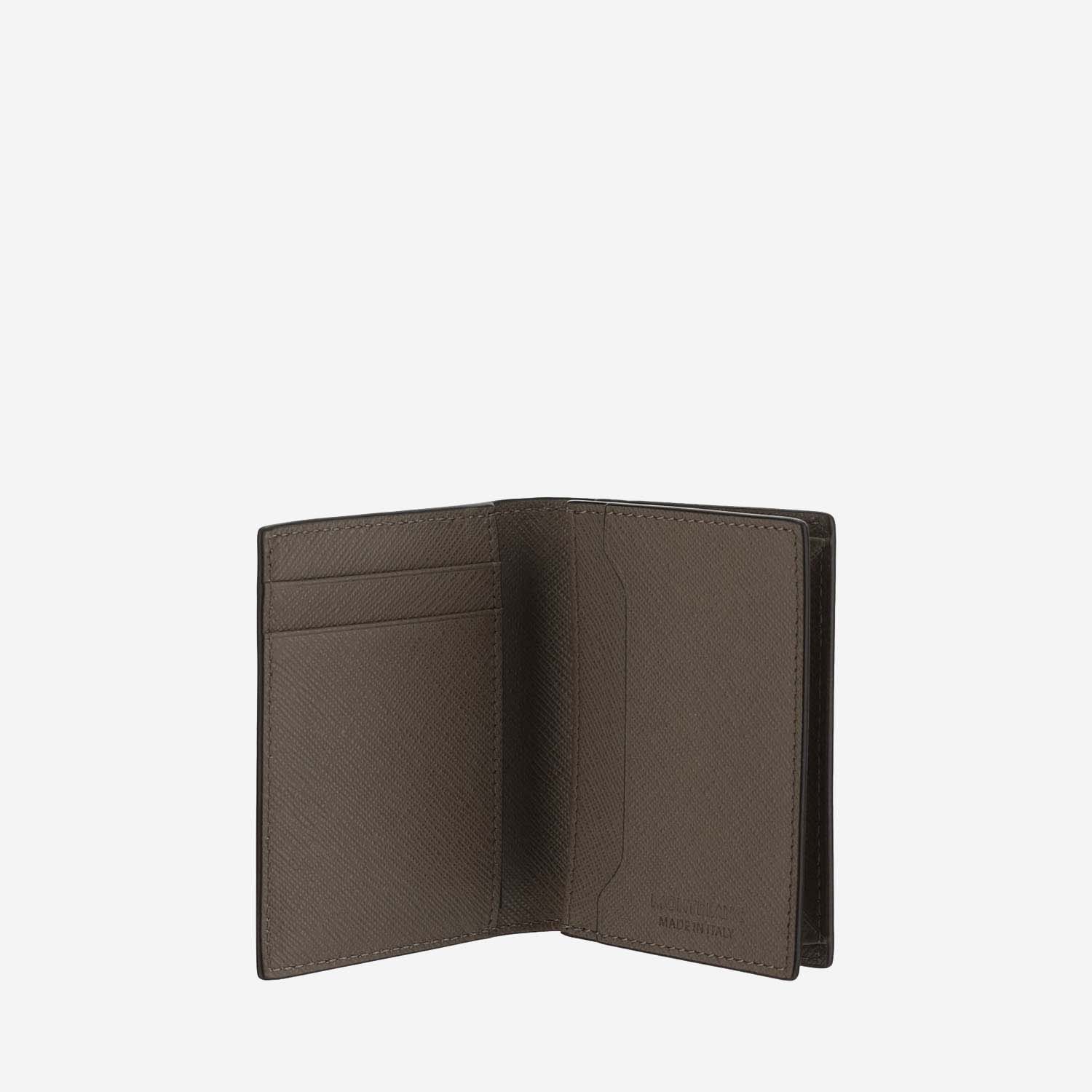 Shop Montblanc Card Holder 4 Compartments Sartorial In Khaki