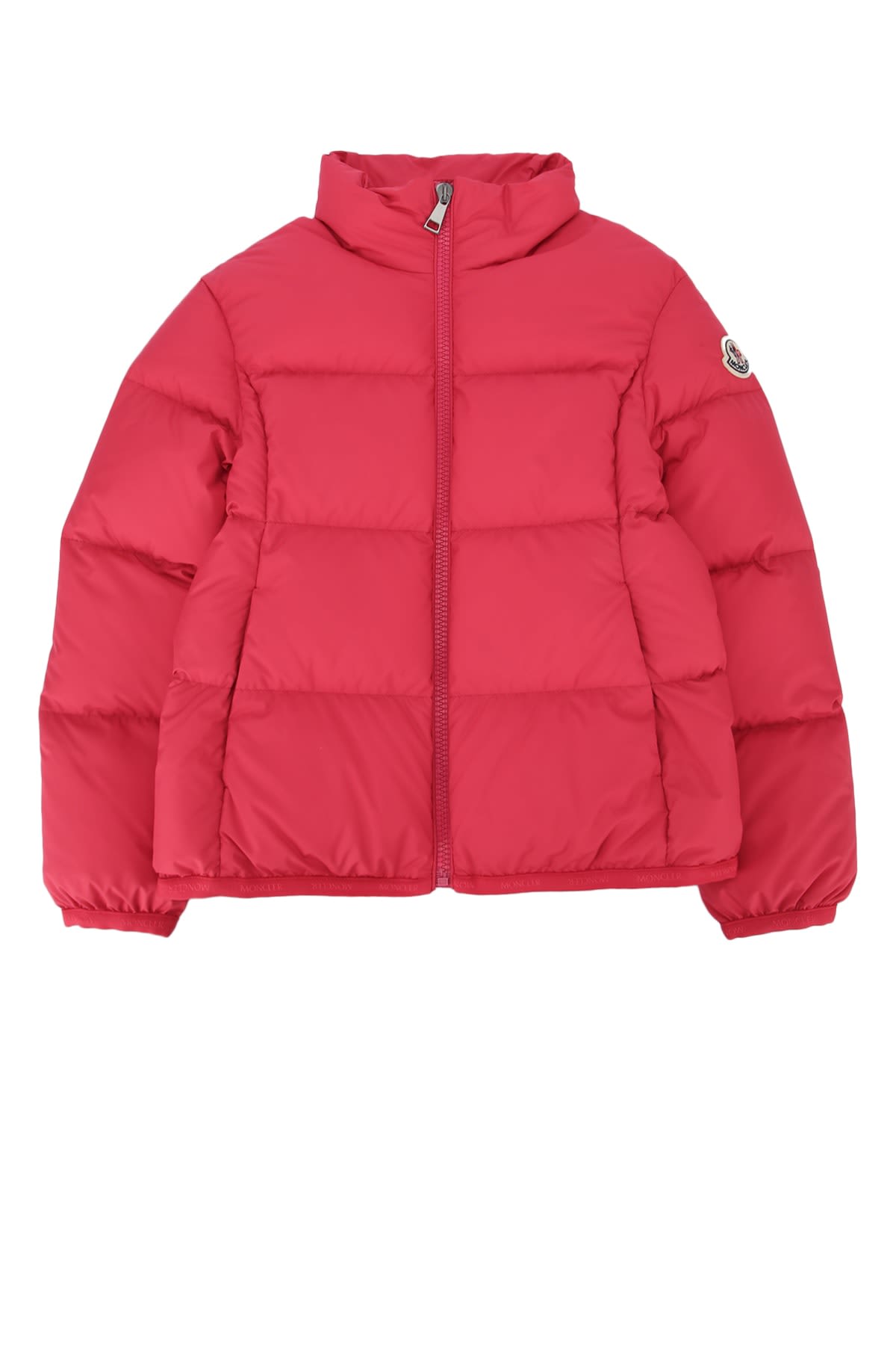 Moncler Pink Cermasa Padded Shell-down Jacket 4-14 In Red