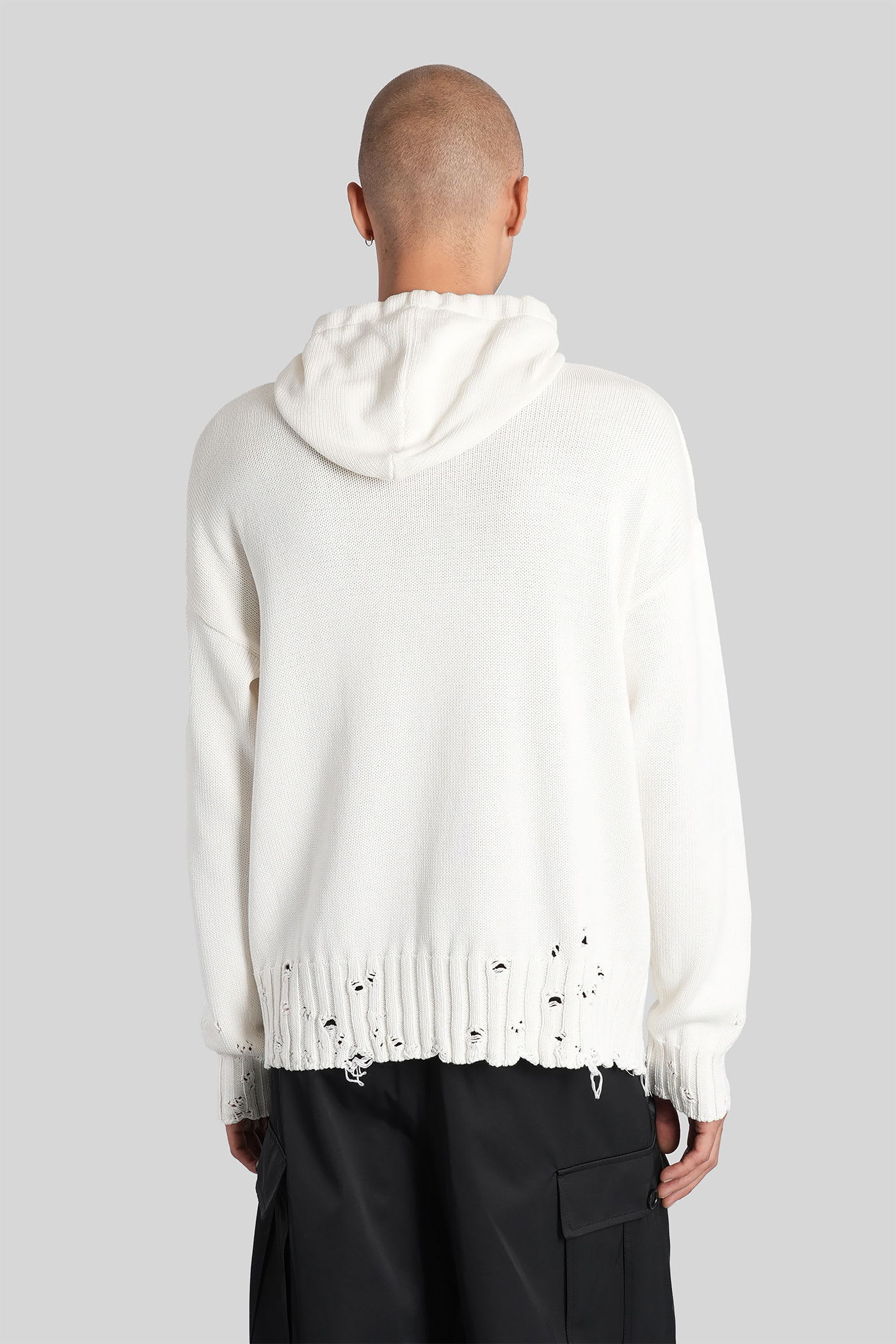 Marni Sweatshirt In White Cotton In Neutral