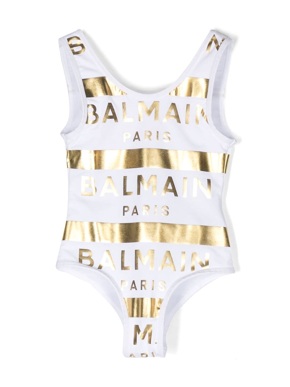 BALMAIN SWIMSUIT WITH LOGO