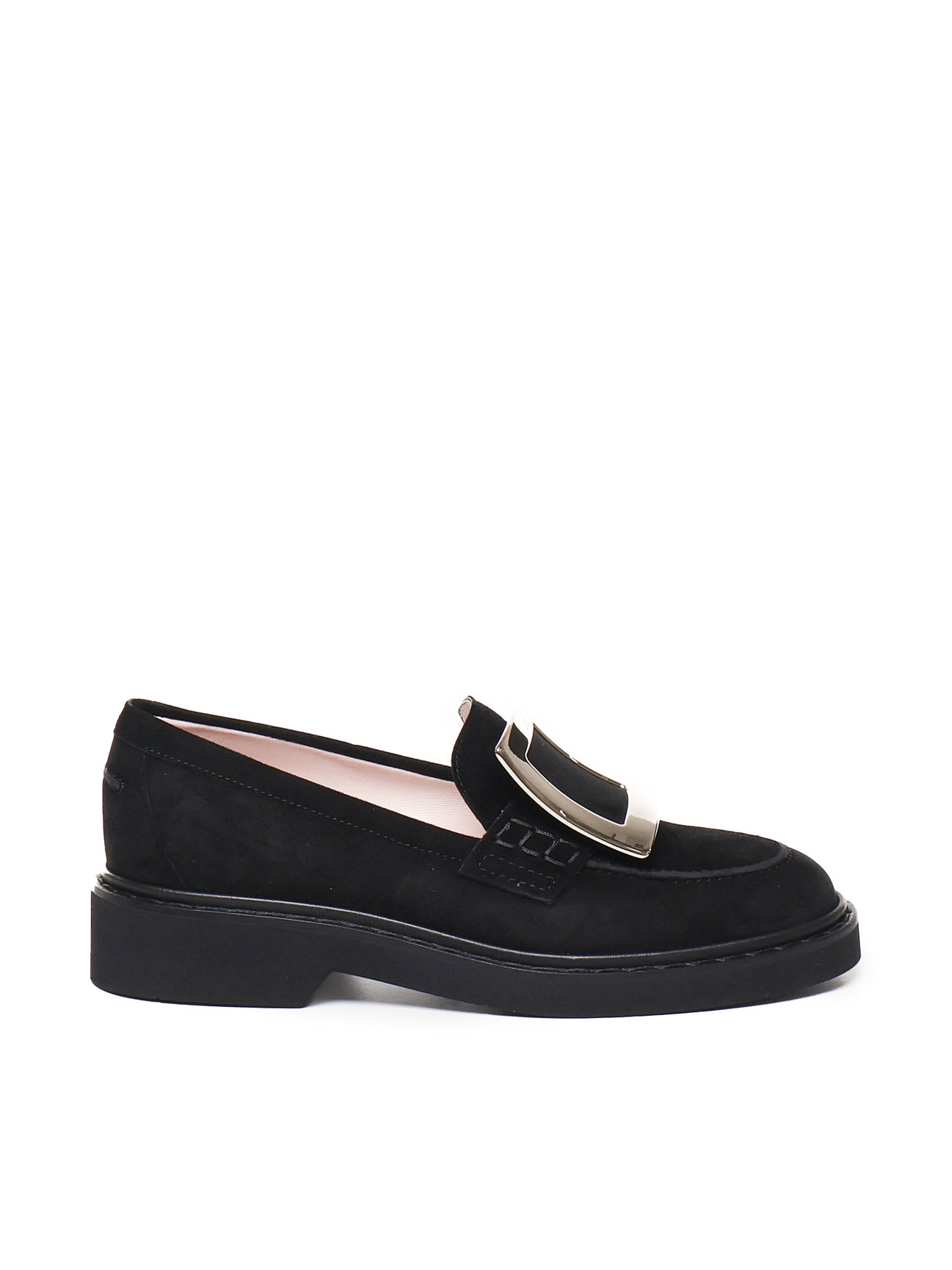 Shop Roger Vivier Viv Rangers Loafers In Black