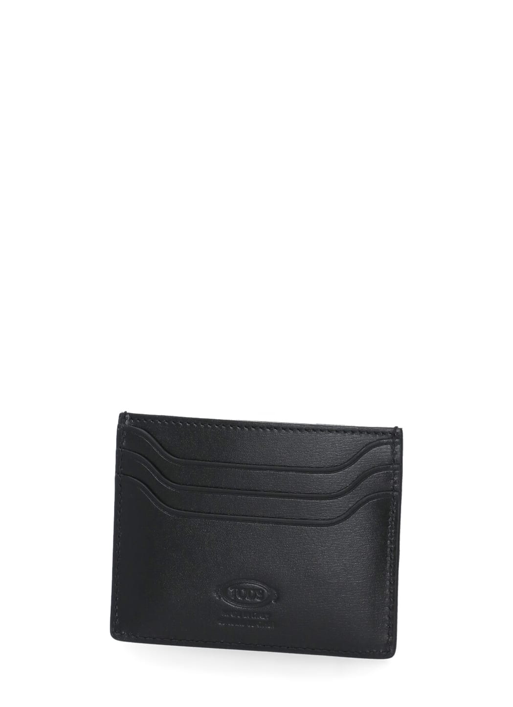 Shop Tod's T Timeless Card Holder In Black