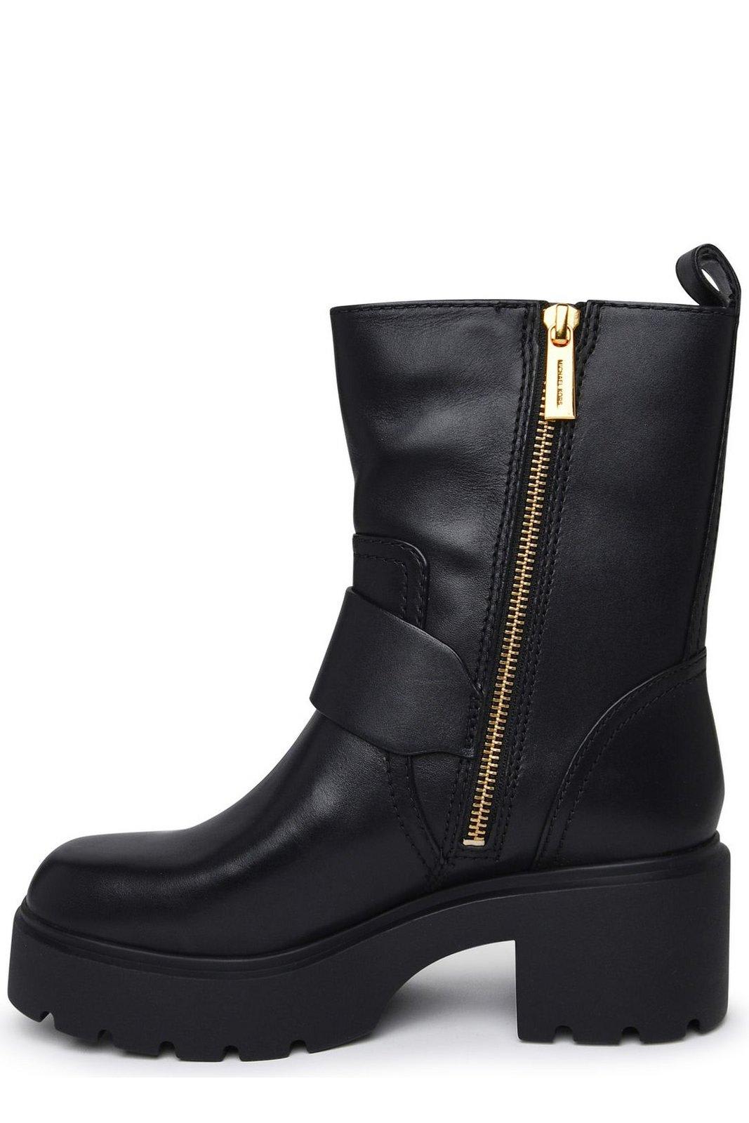 Shop Michael Michael Kors Perry Boots In Black