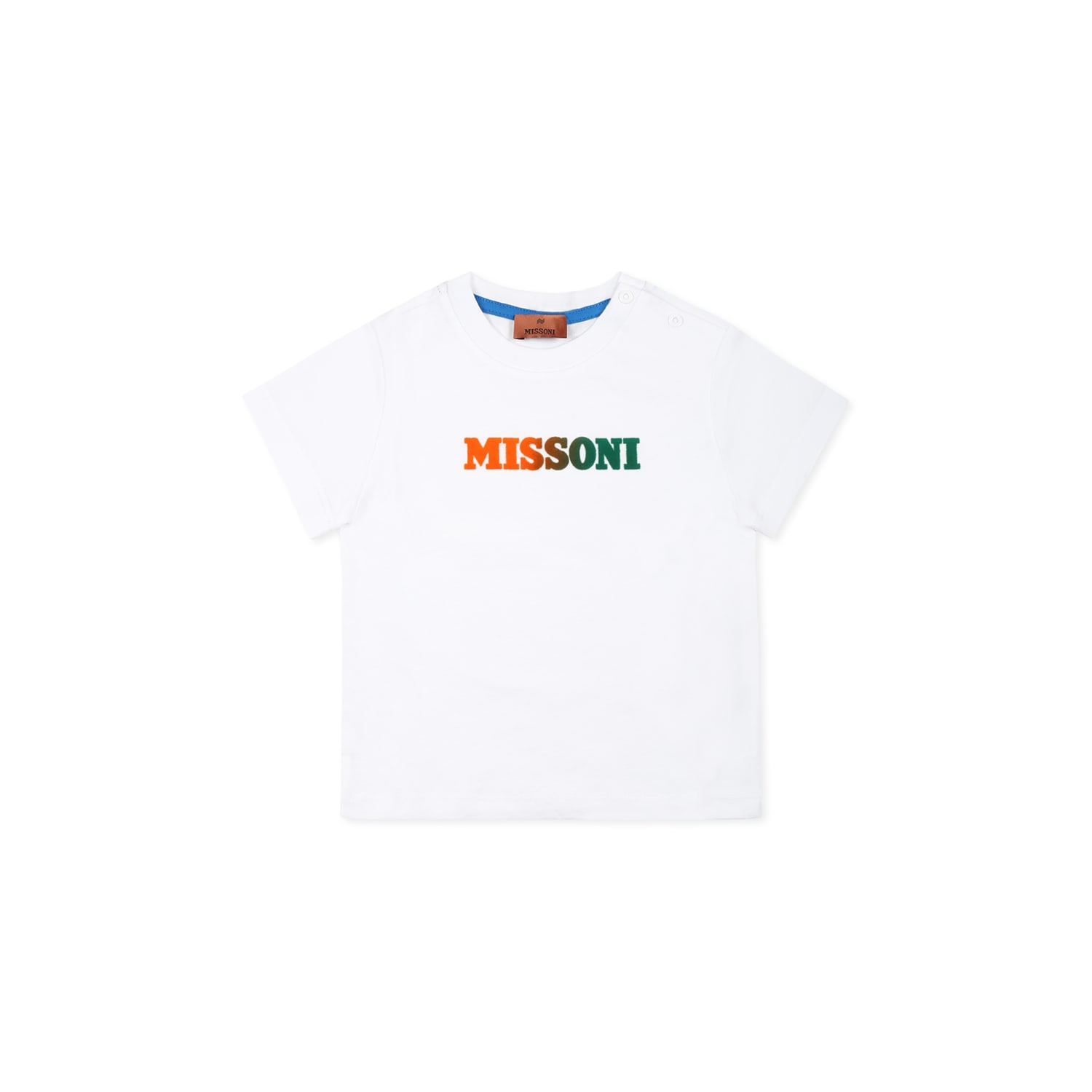 Missoni White T-shirt For Baby Boy With Logo