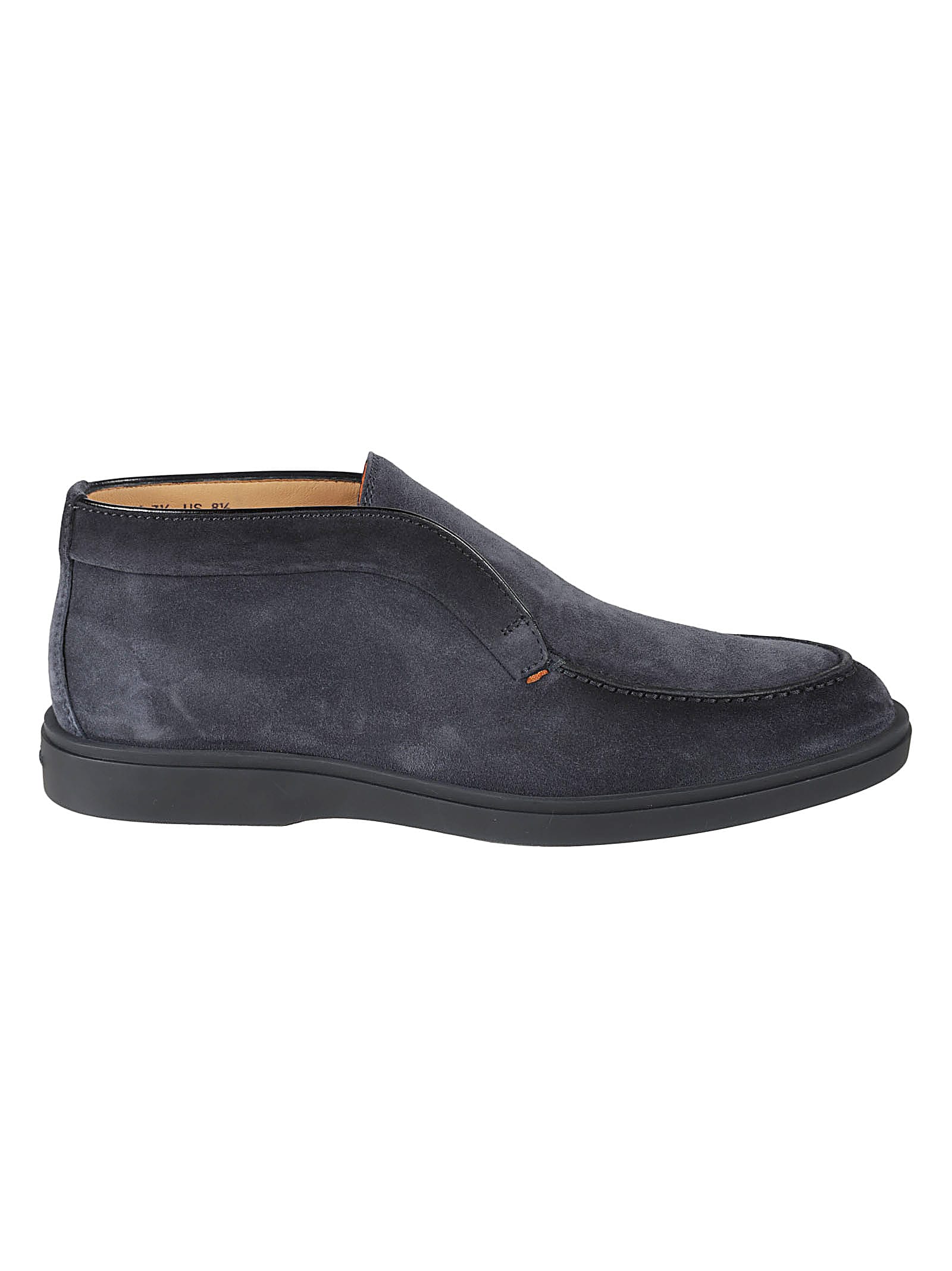 Shop Santoni Boneless Slip-on Ankle Boots In Blue