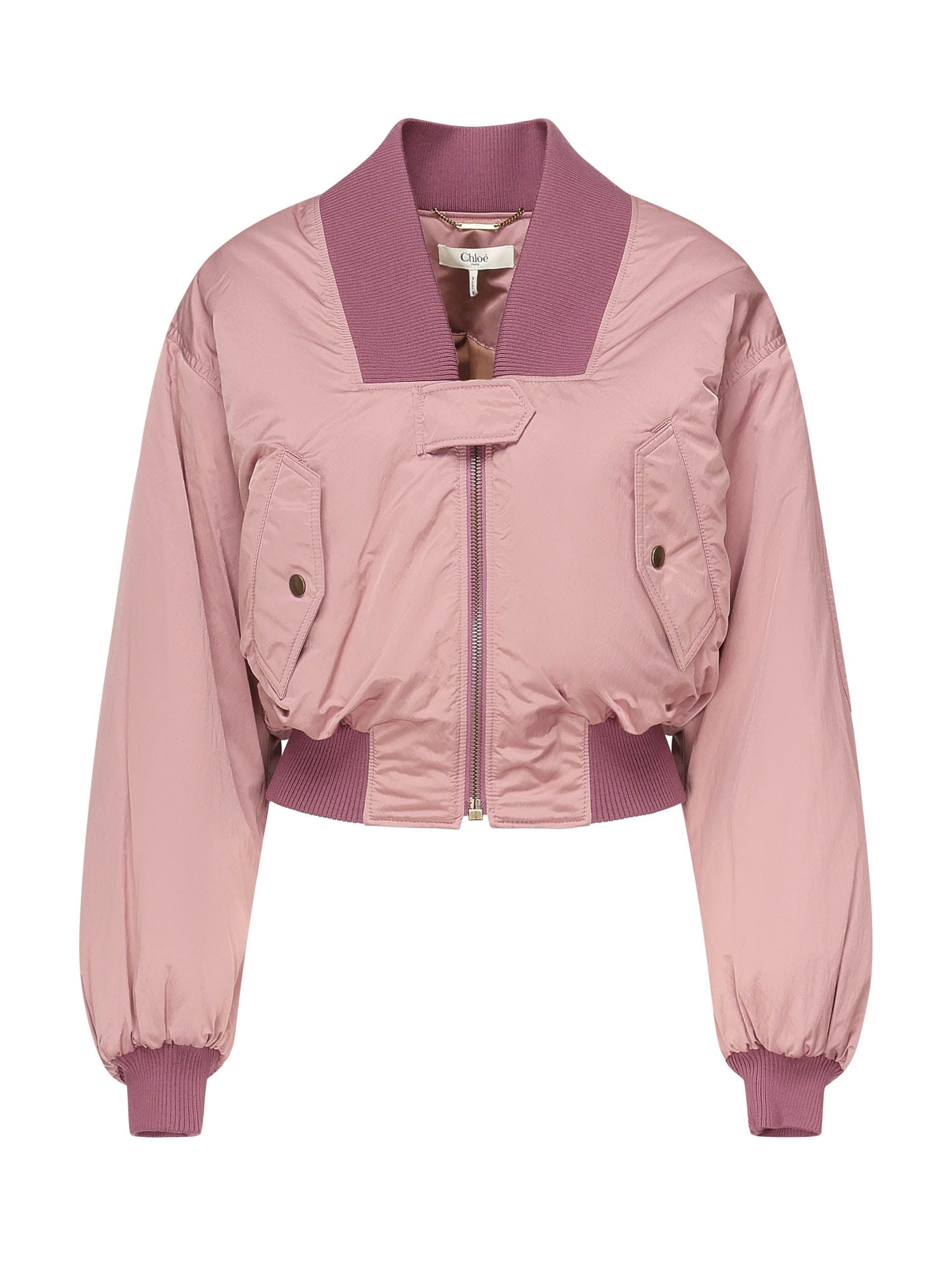 Chloé Nylon Bomber Jacket