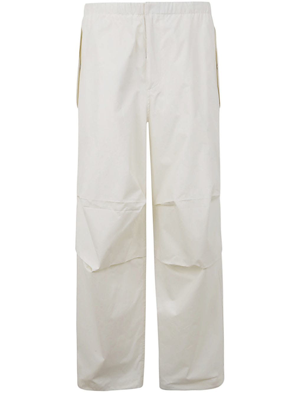 Shop Jil Sander 50 Aw 30 Fit 2 Loose Fit Trousers In Chalk