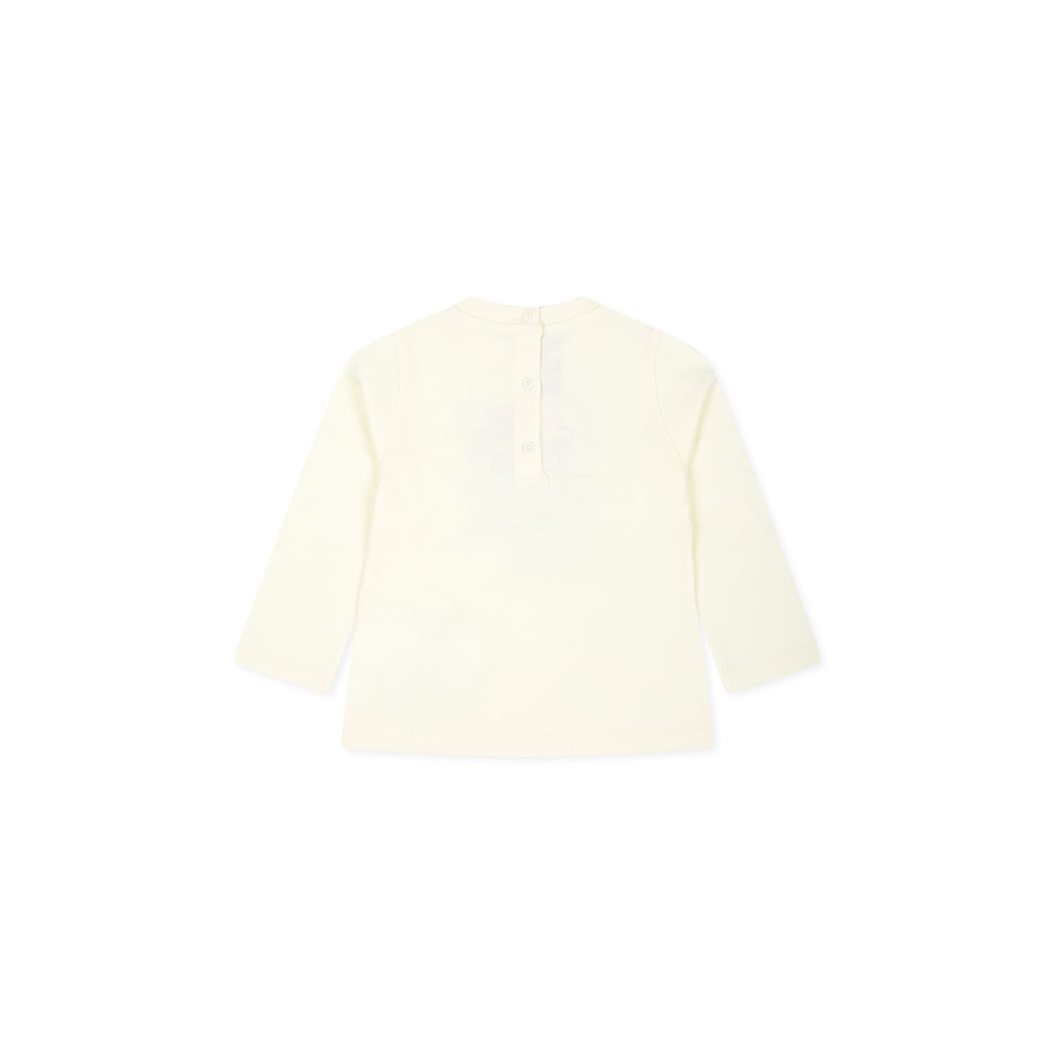Etro Ivory T-shirt For Baby Girl With Floral Paisley Print In Ivory