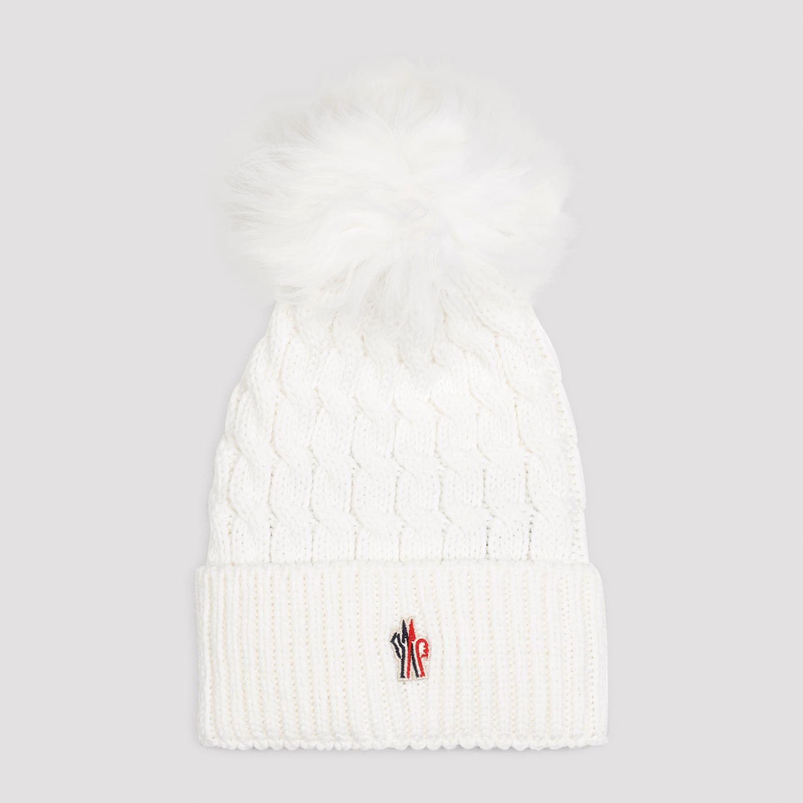 Shop Moncler Virgin Wool Hat In Multicolour